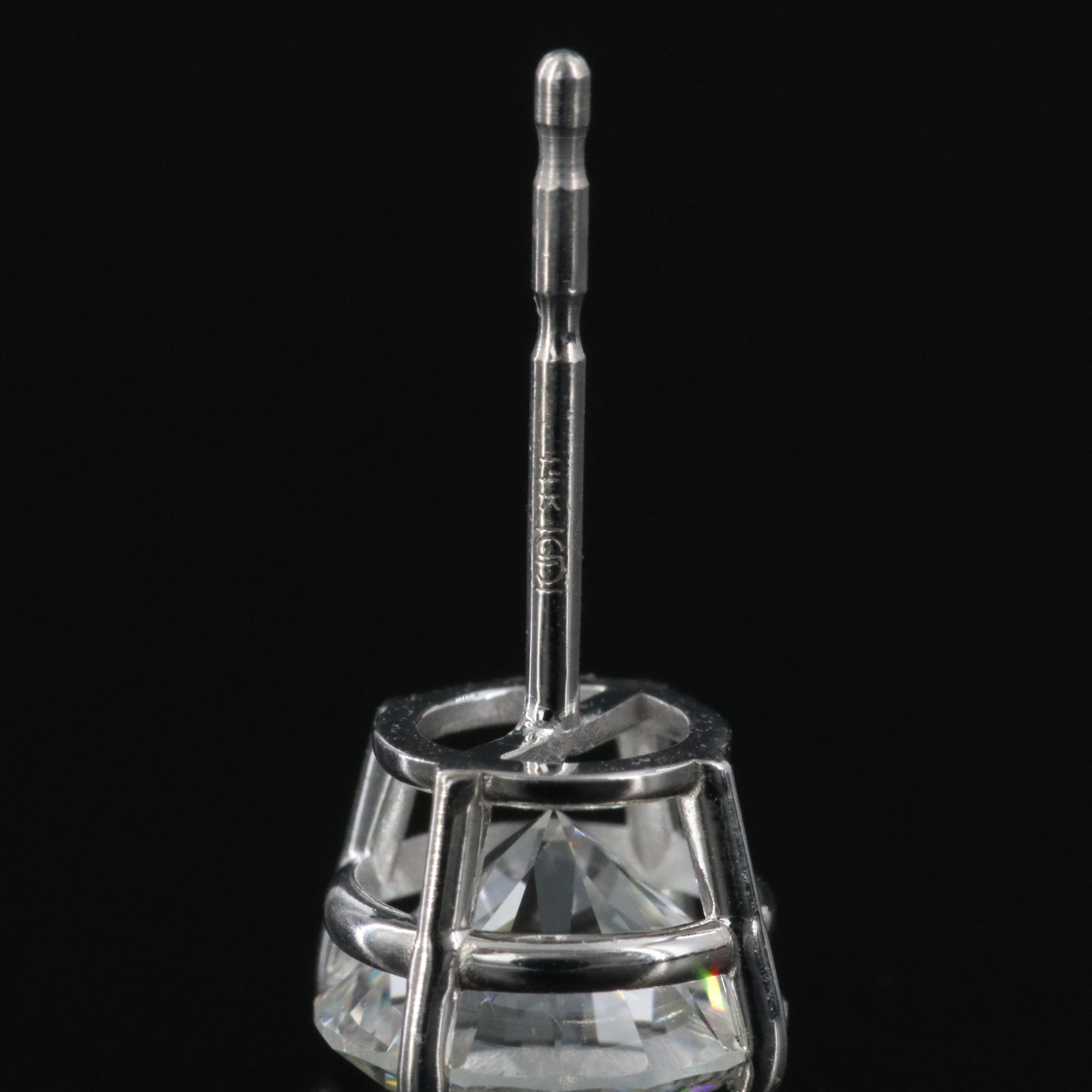 14K 2.00 CTW Lab Grown Diamond Stud Earrings