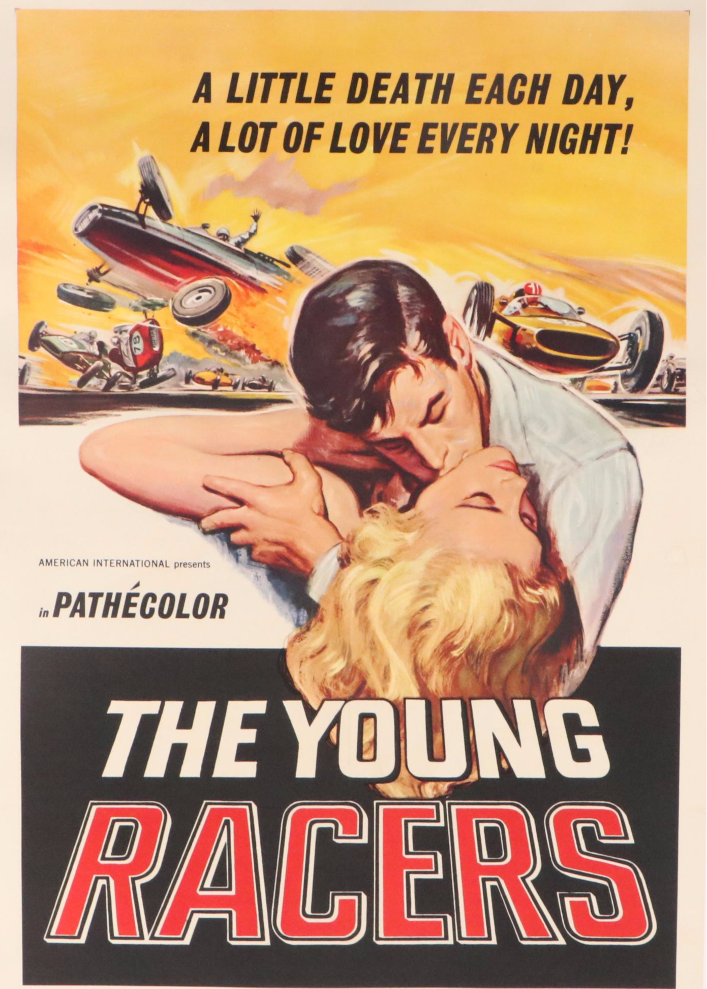 "The Young Racers" Offset Lithograph Movie Poster