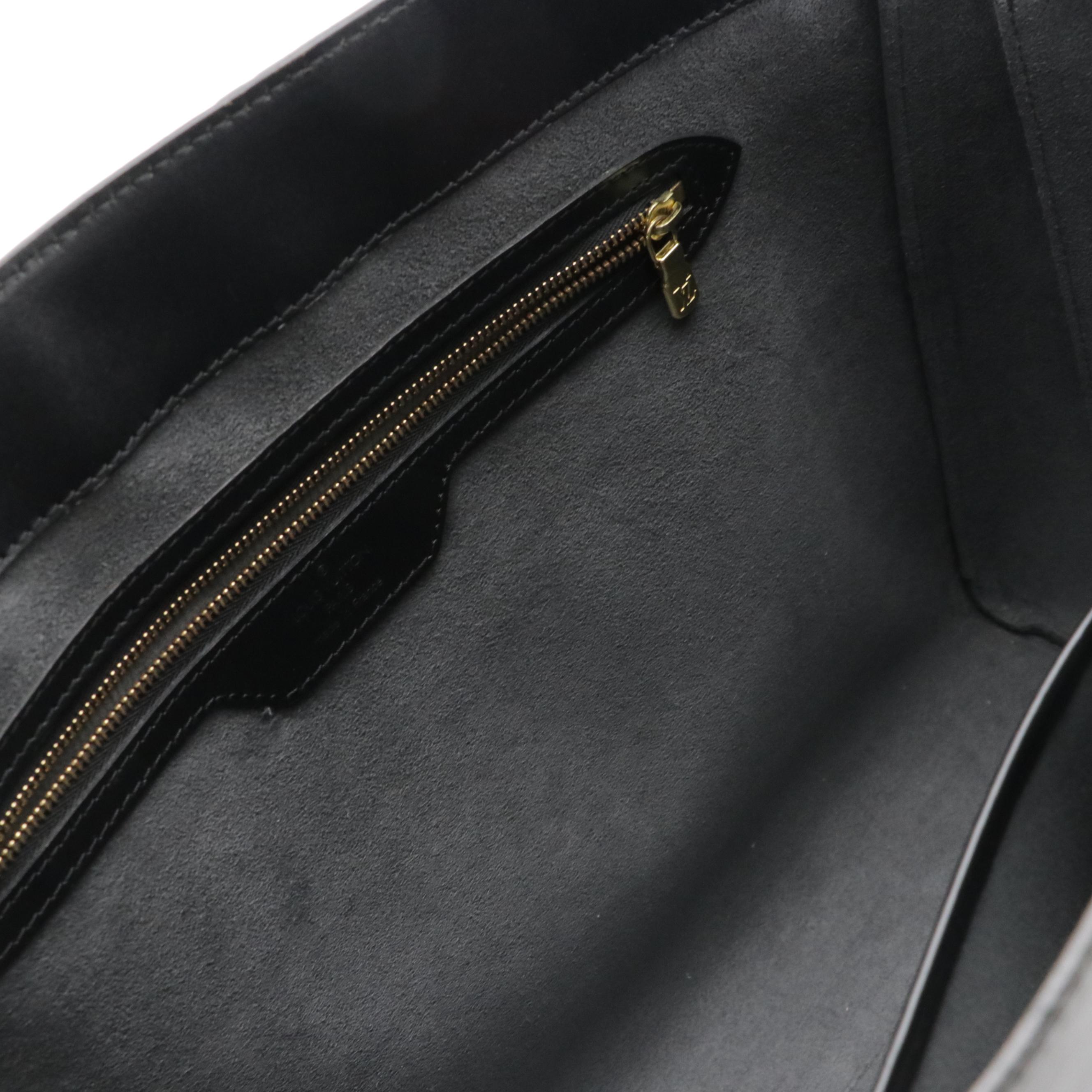 Louis Vuitton Duplex Tote in Black Epi and Smooth Leather