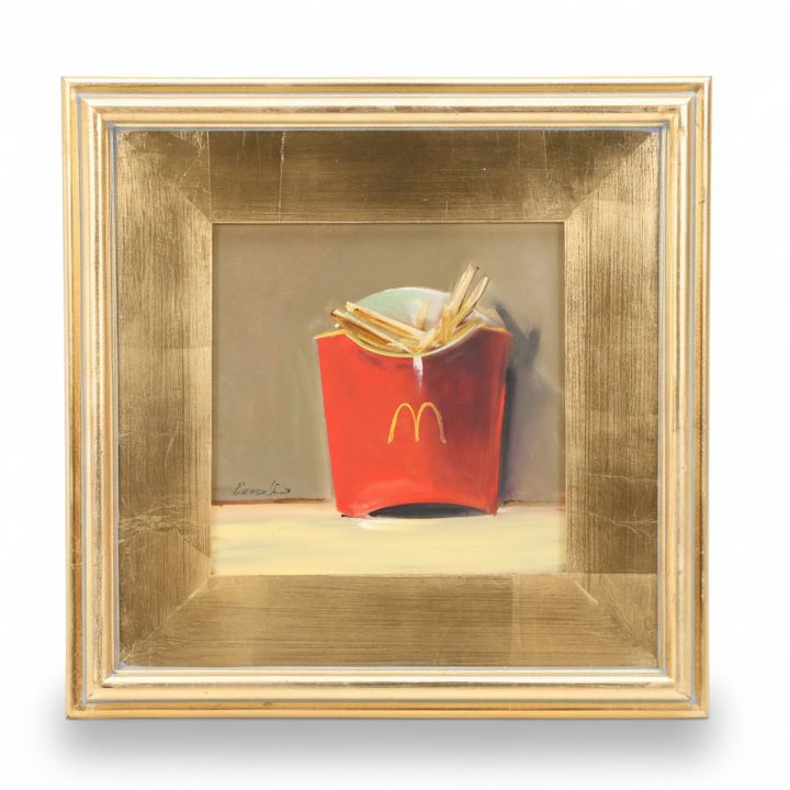 Natalie Demenko Still Life Oil Painting of McDonald's Fries, 2025