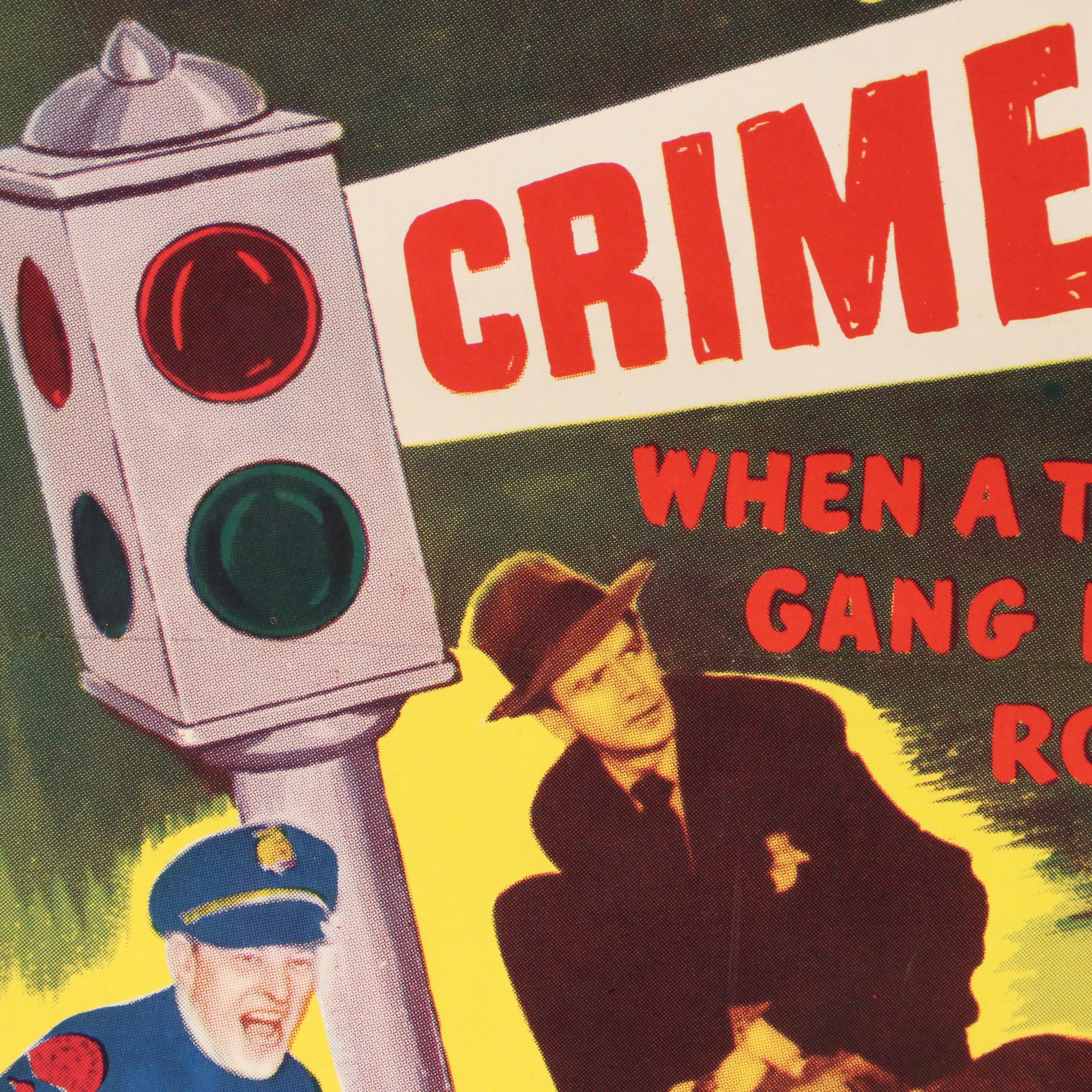 "Motor Patrol" Offset Lithograph Movie Poster