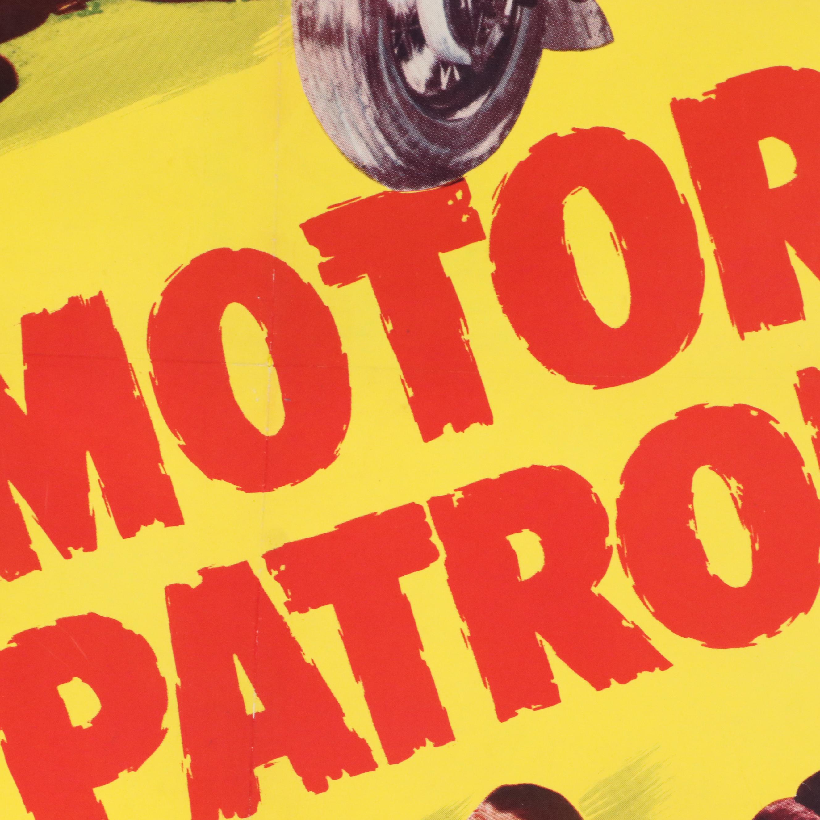 "Motor Patrol" Offset Lithograph Movie Poster