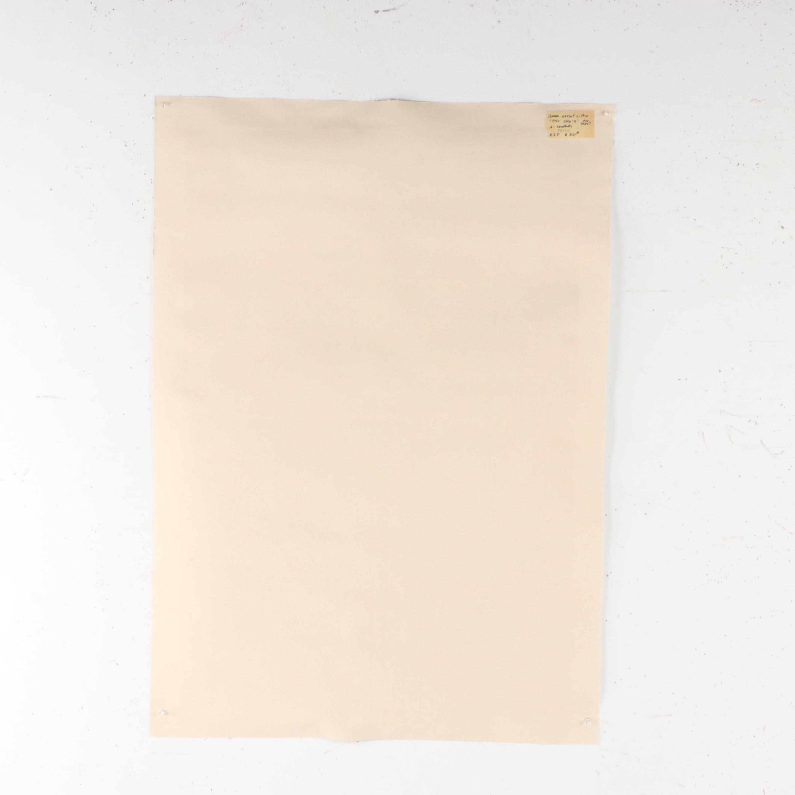 "Motor Patrol" Offset Lithograph Movie Poster