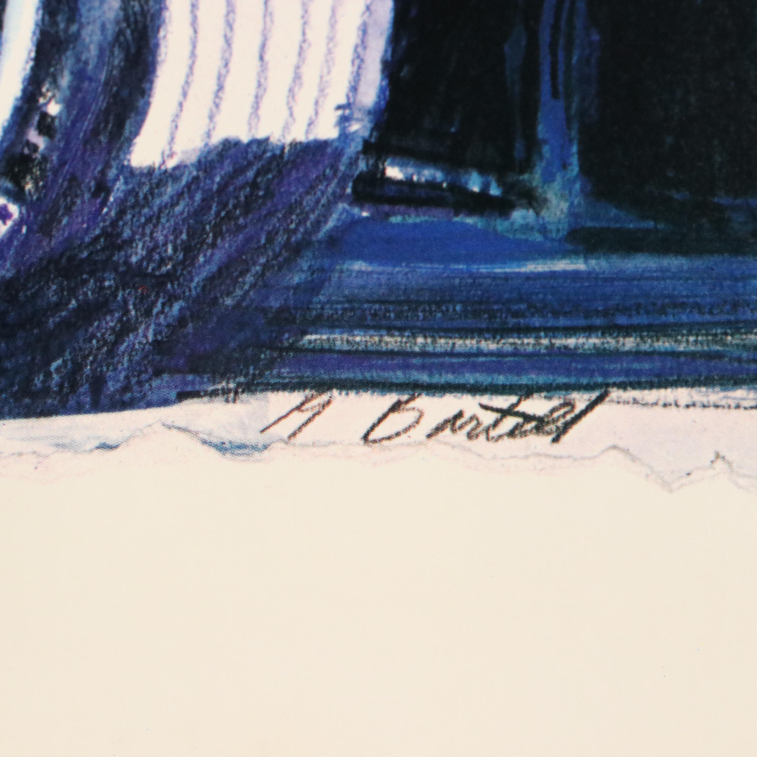 Offset Lithograph Poster "Gurney Eagle Wins Spa"