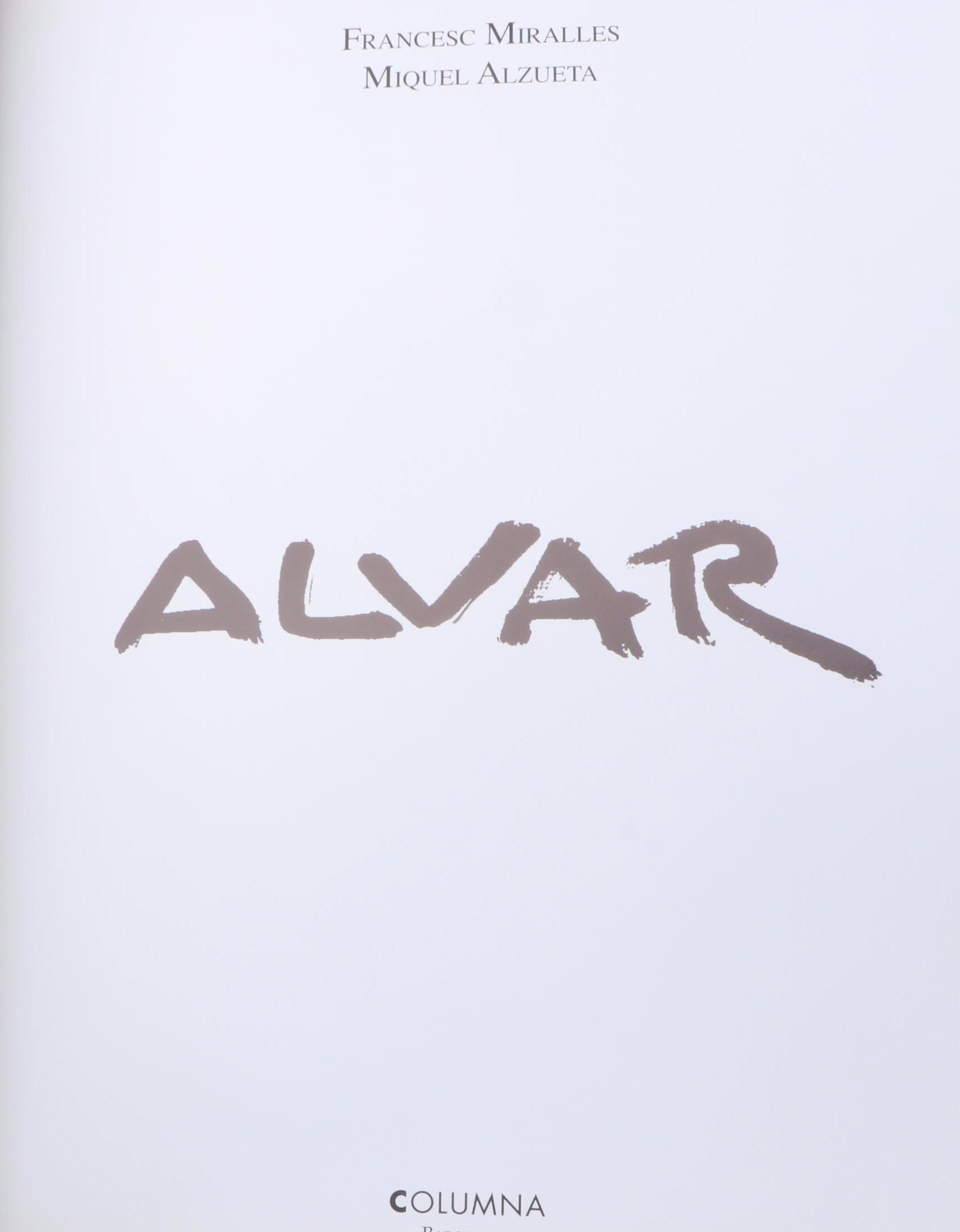 First Edition "Alvar" by Francesc Miralles and Miquel Alzueta, 1992
