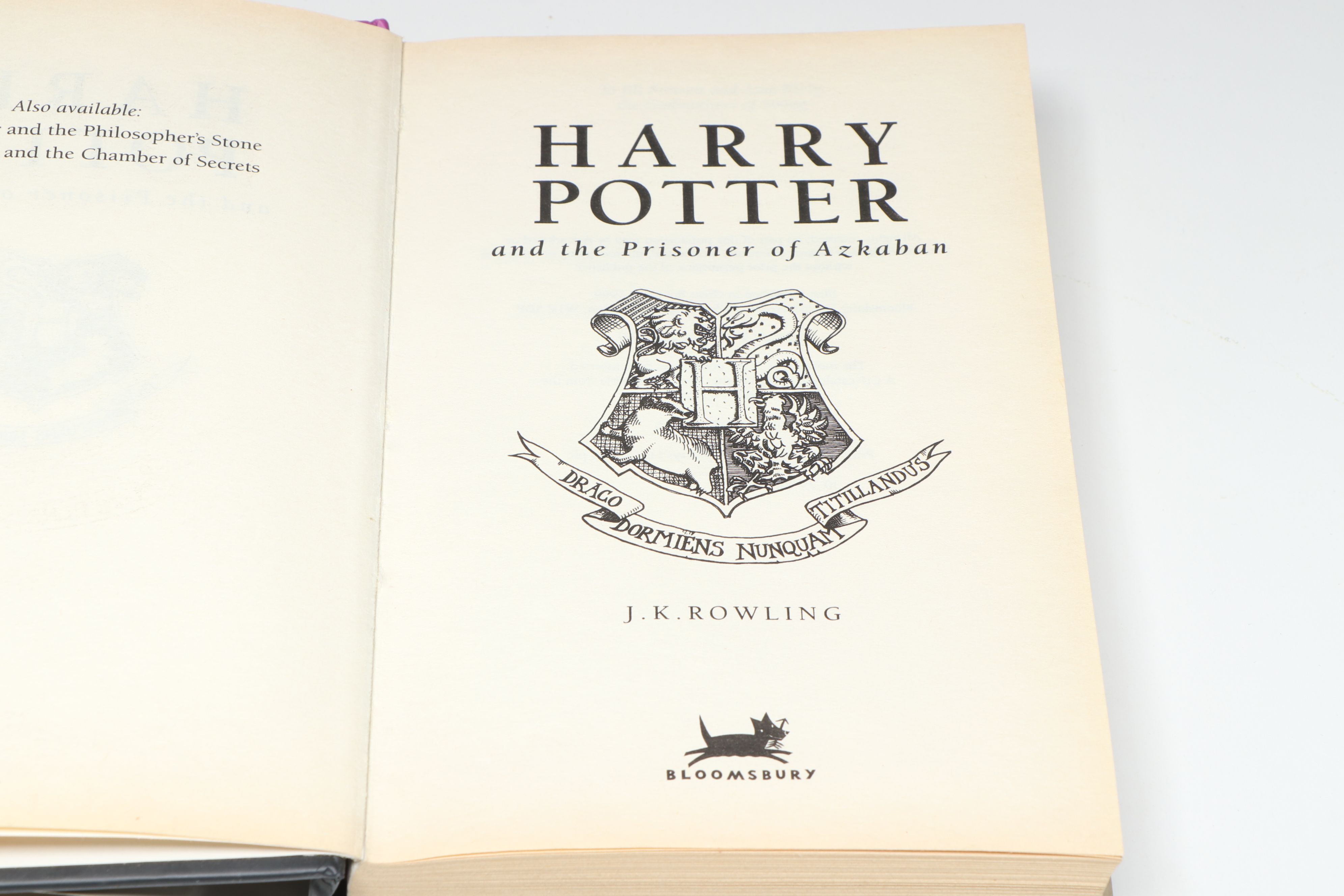 First UK Edition "Harry Potter" Partial Series by J. K. Rowling