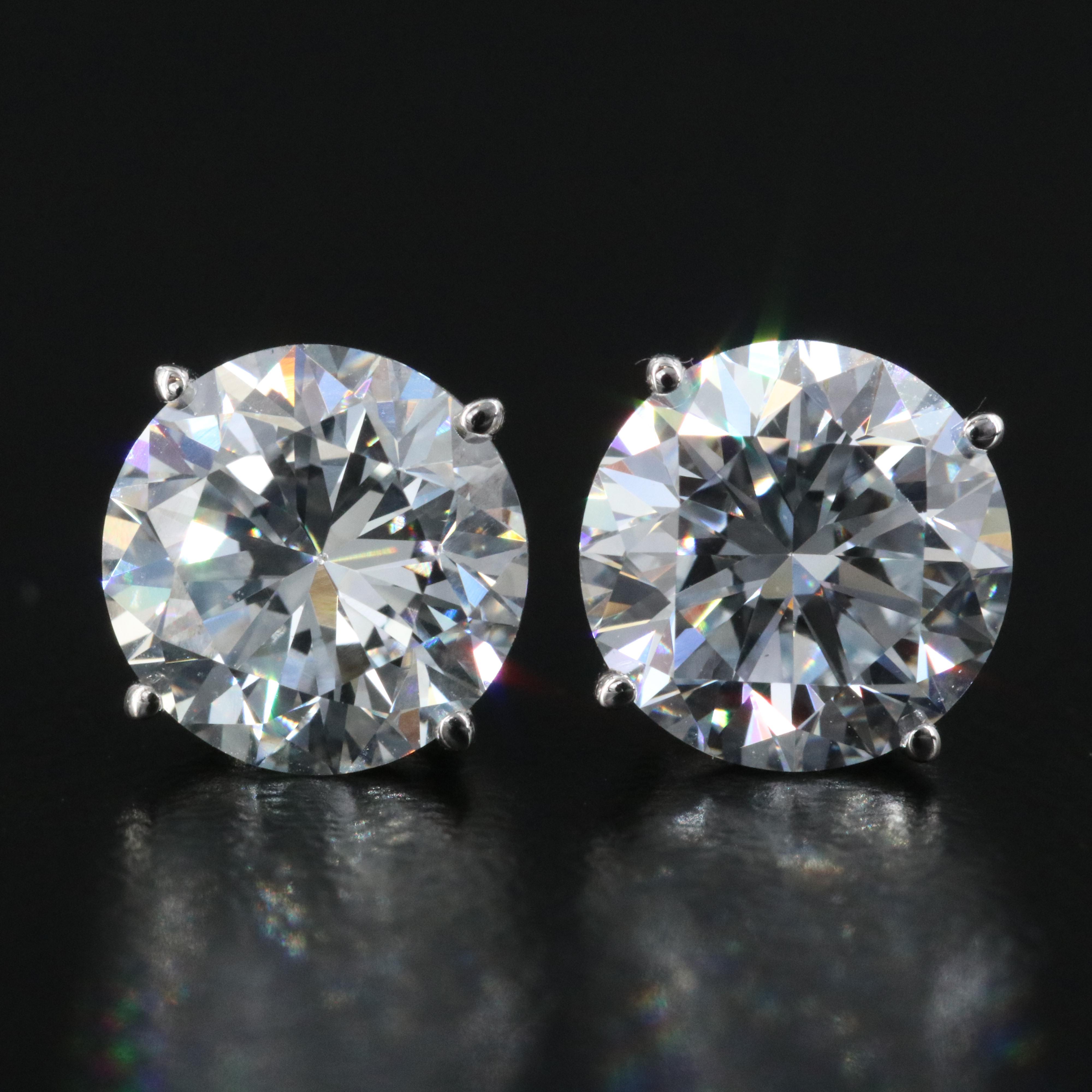 14K 2.94 CTW Lab Grown Diamond Solitaire Earrings