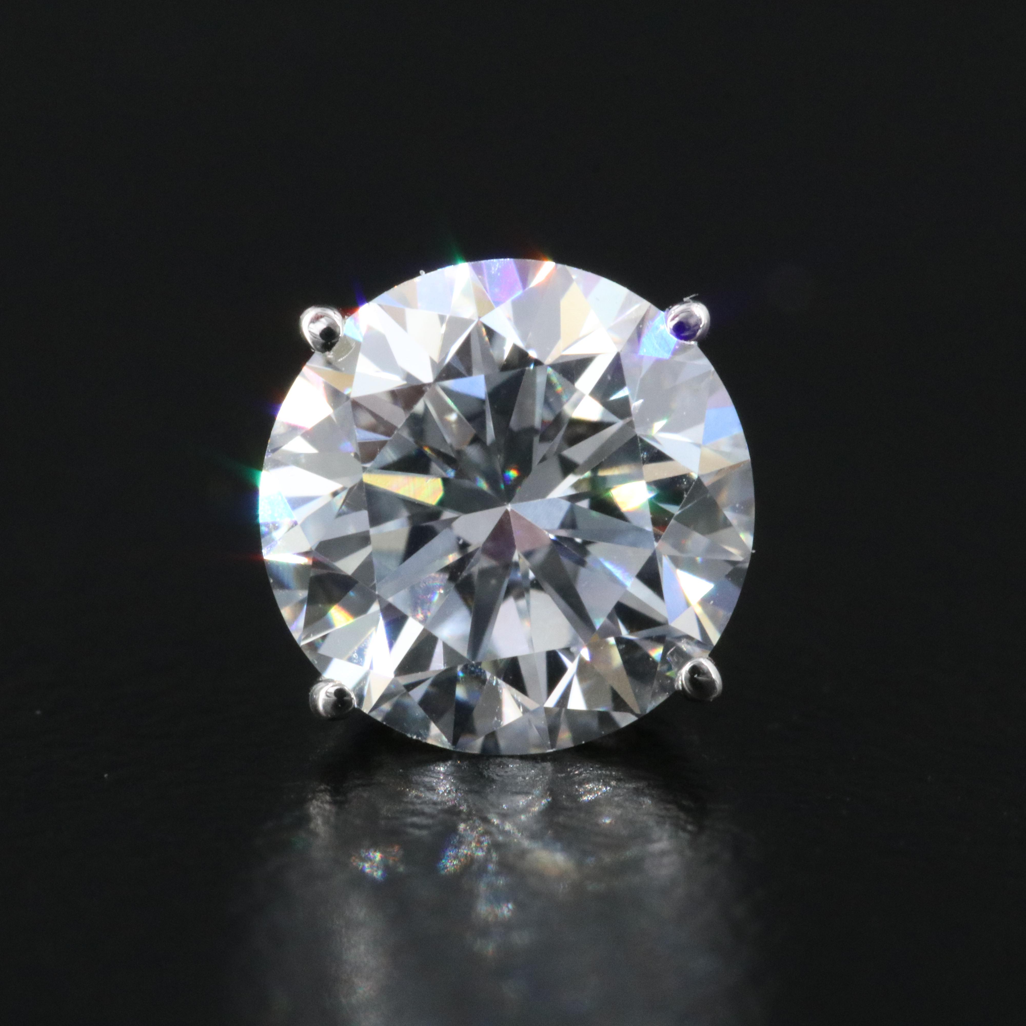 14K 2.94 CTW Lab Grown Diamond Solitaire Earrings