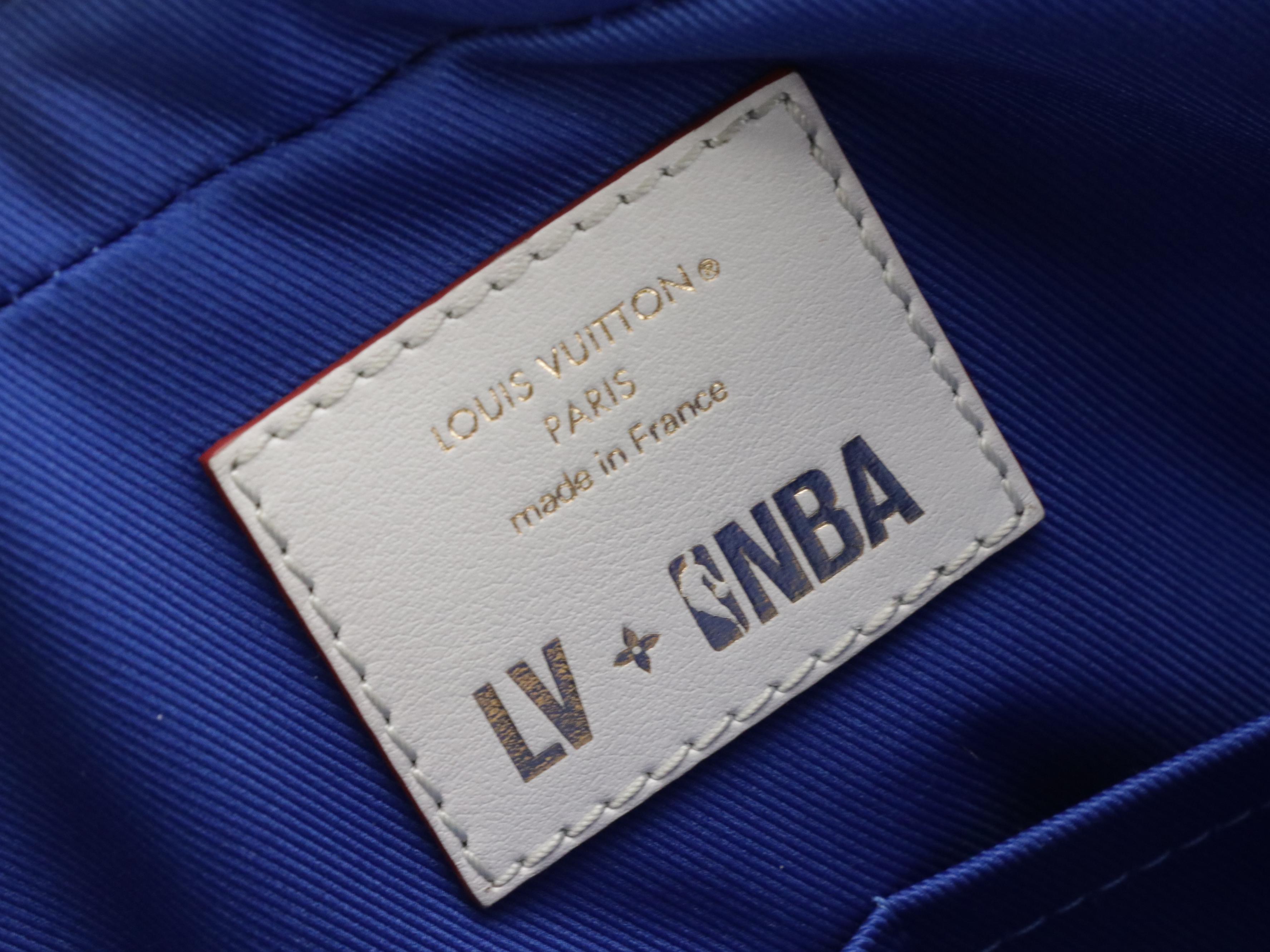 Louis Vuitton x NBA Monogram and Leather Nil Messenger Bag with Box