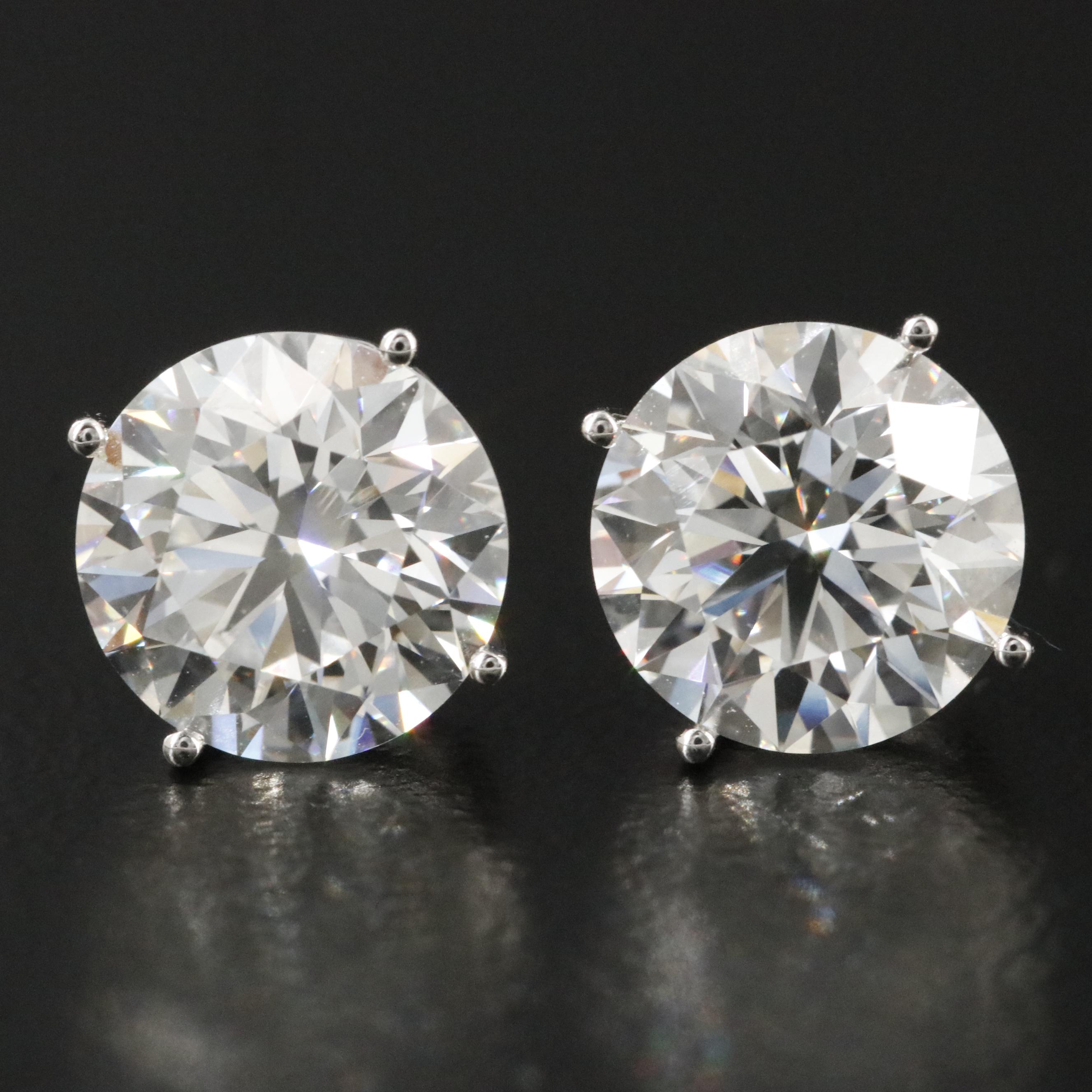 14K 4.00 CTW Lab Grown Diamond Stud Earrings