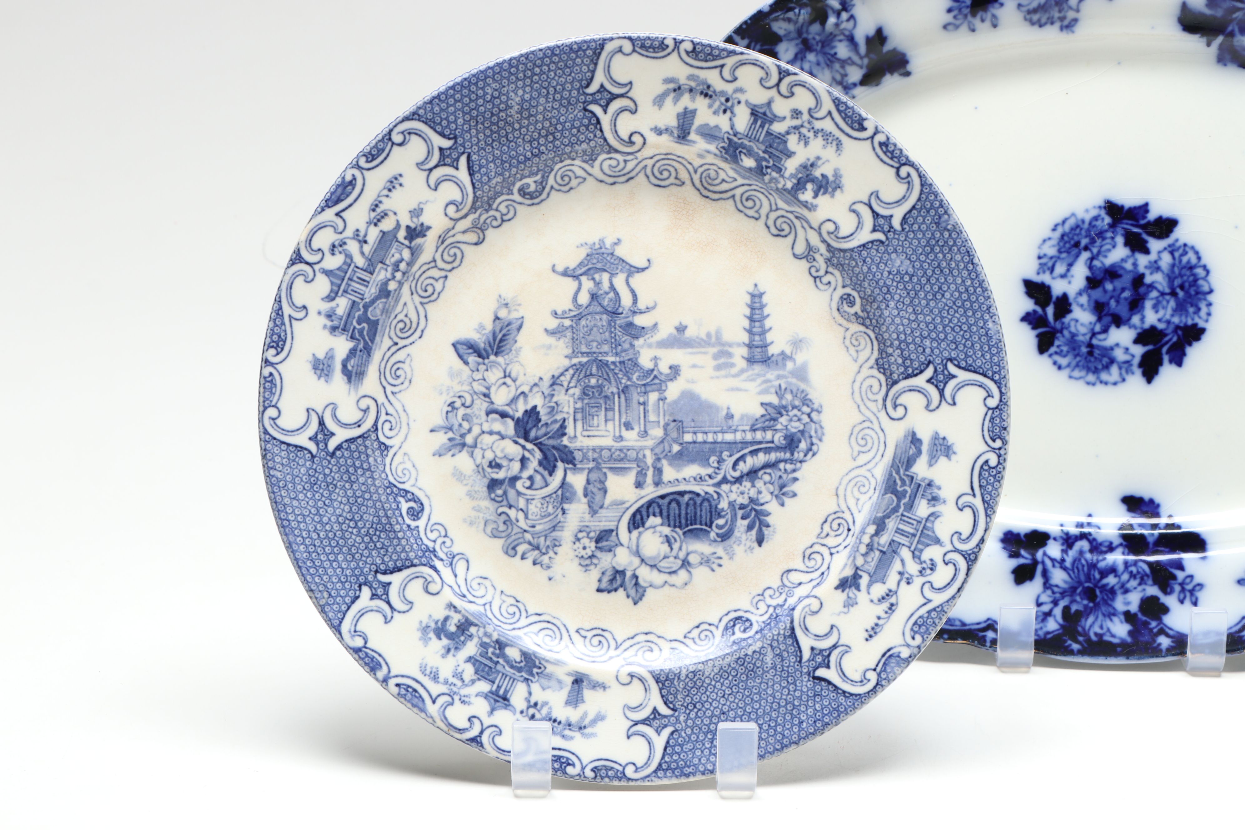 Staffordshire, Johnson Bros, and More Blue on White Porcelain Tableware