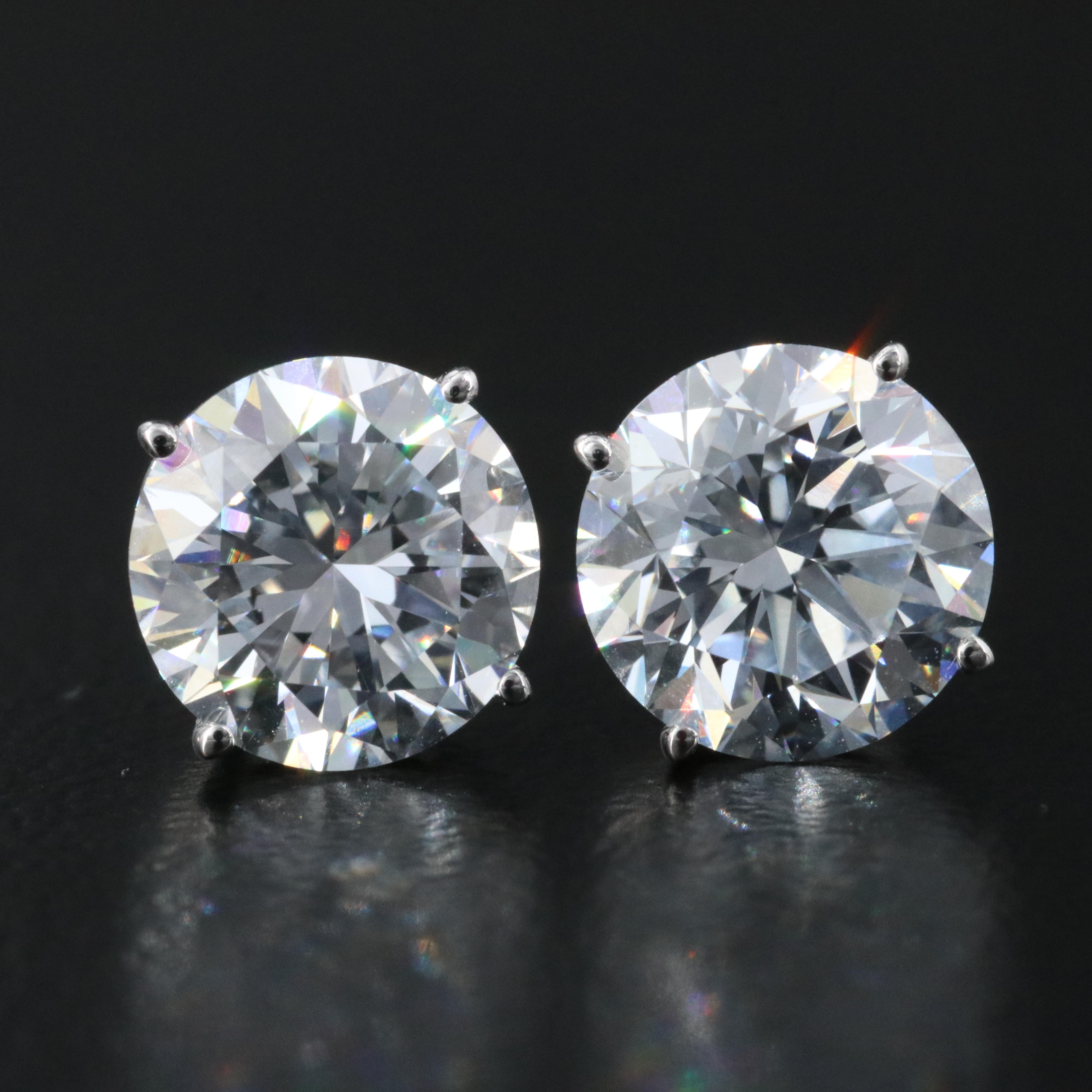 14K 3.00 CTW Lab Grown Diamond Stud Earrings
