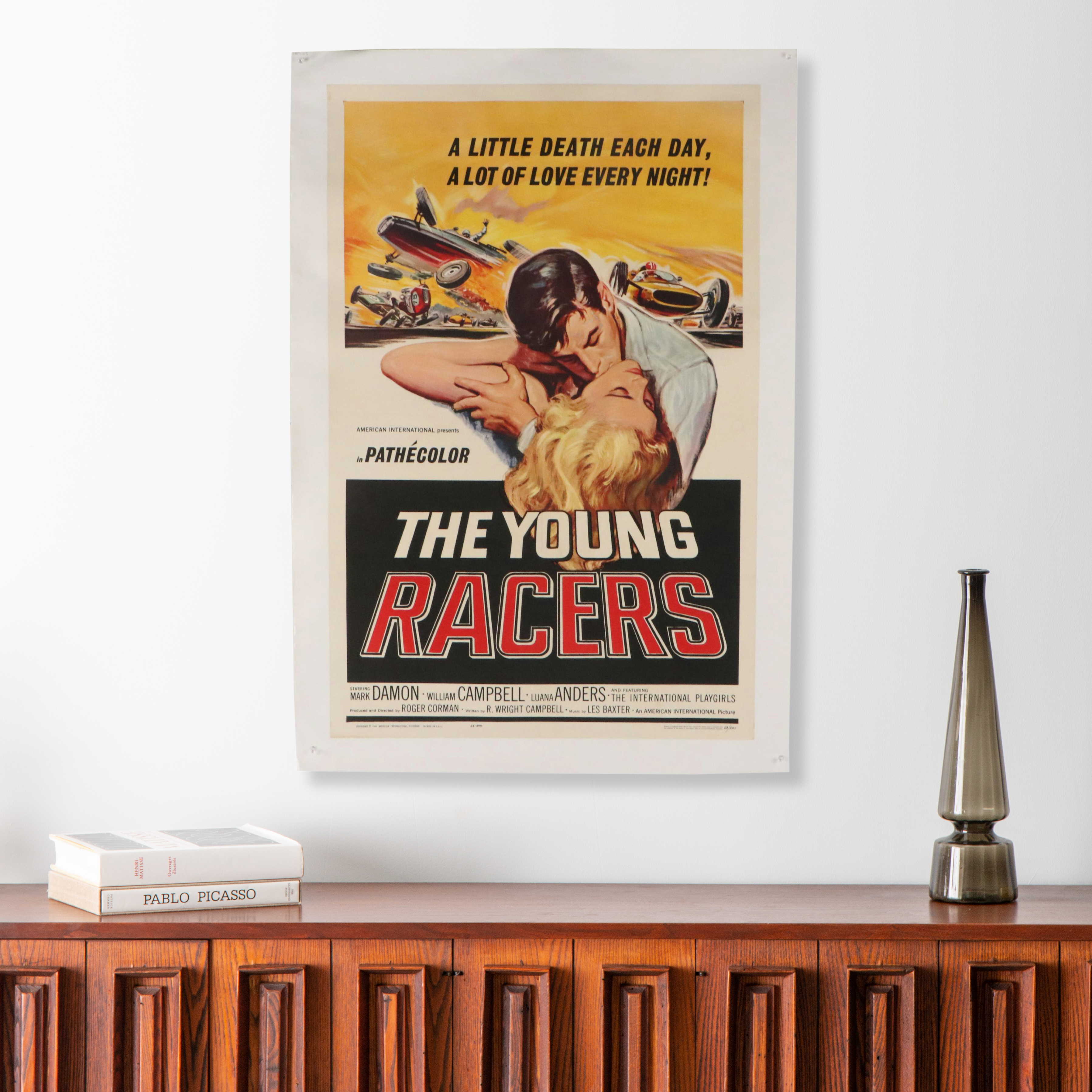 "The Young Racers" Offset Lithograph Movie Poster