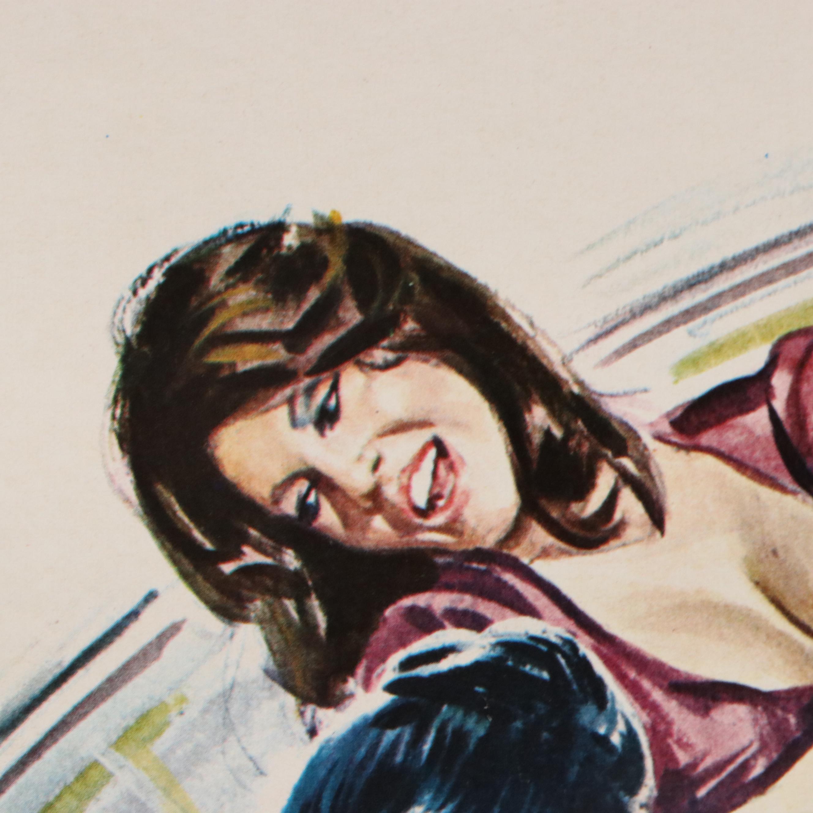 Steve McQueen Offset Movie Poster "Per Favore Non Toccate Le Palline"