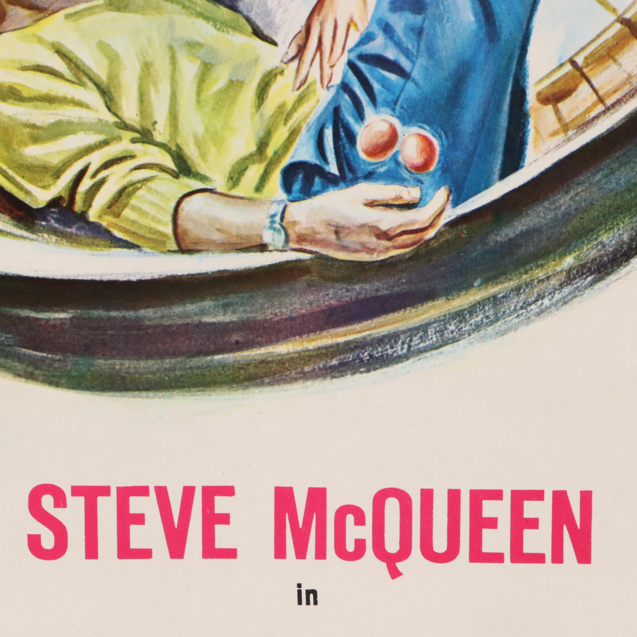 Steve McQueen Offset Movie Poster "Per Favore Non Toccate Le Palline"