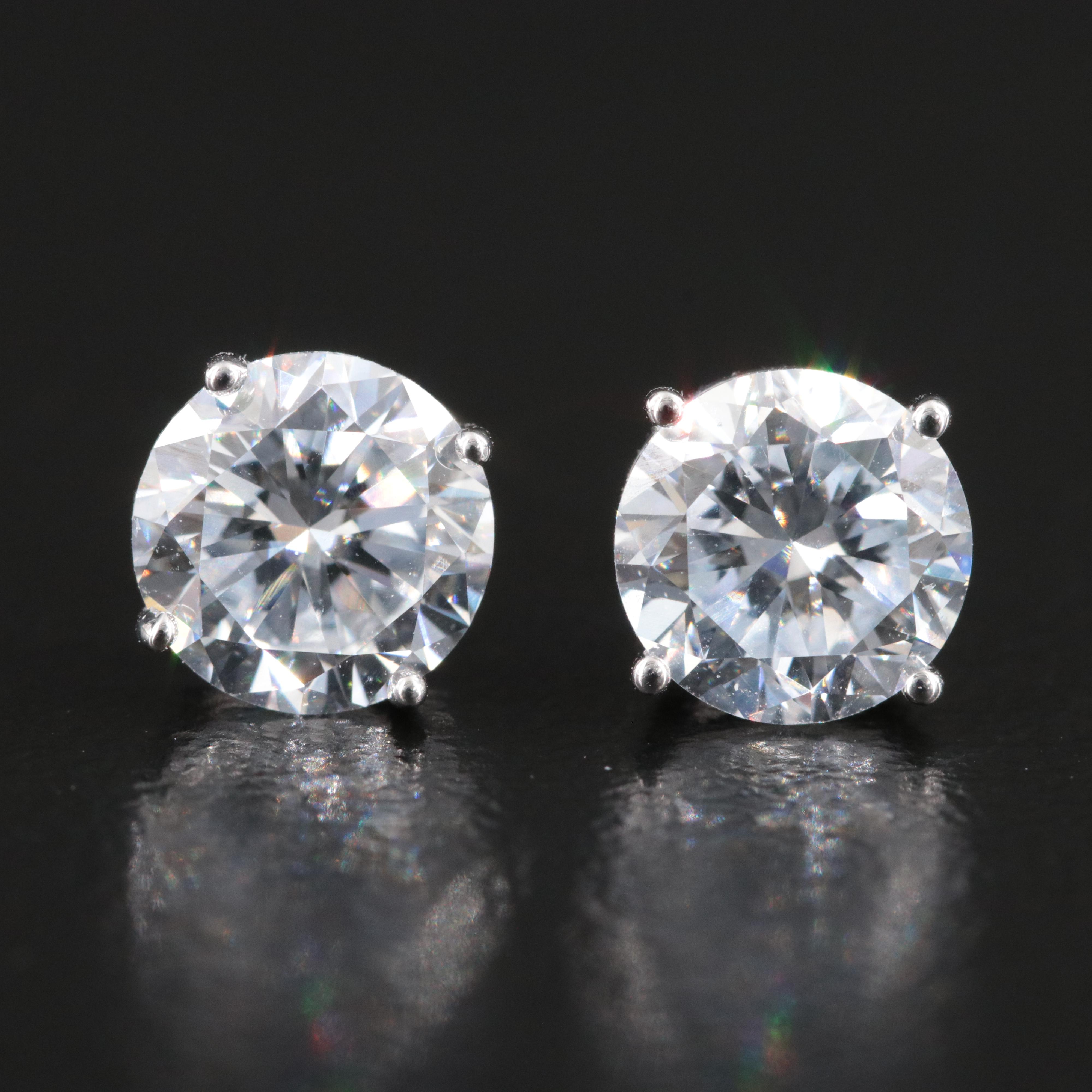 14K 1.85 CTW Lab Grown Diamond Stud Earrings