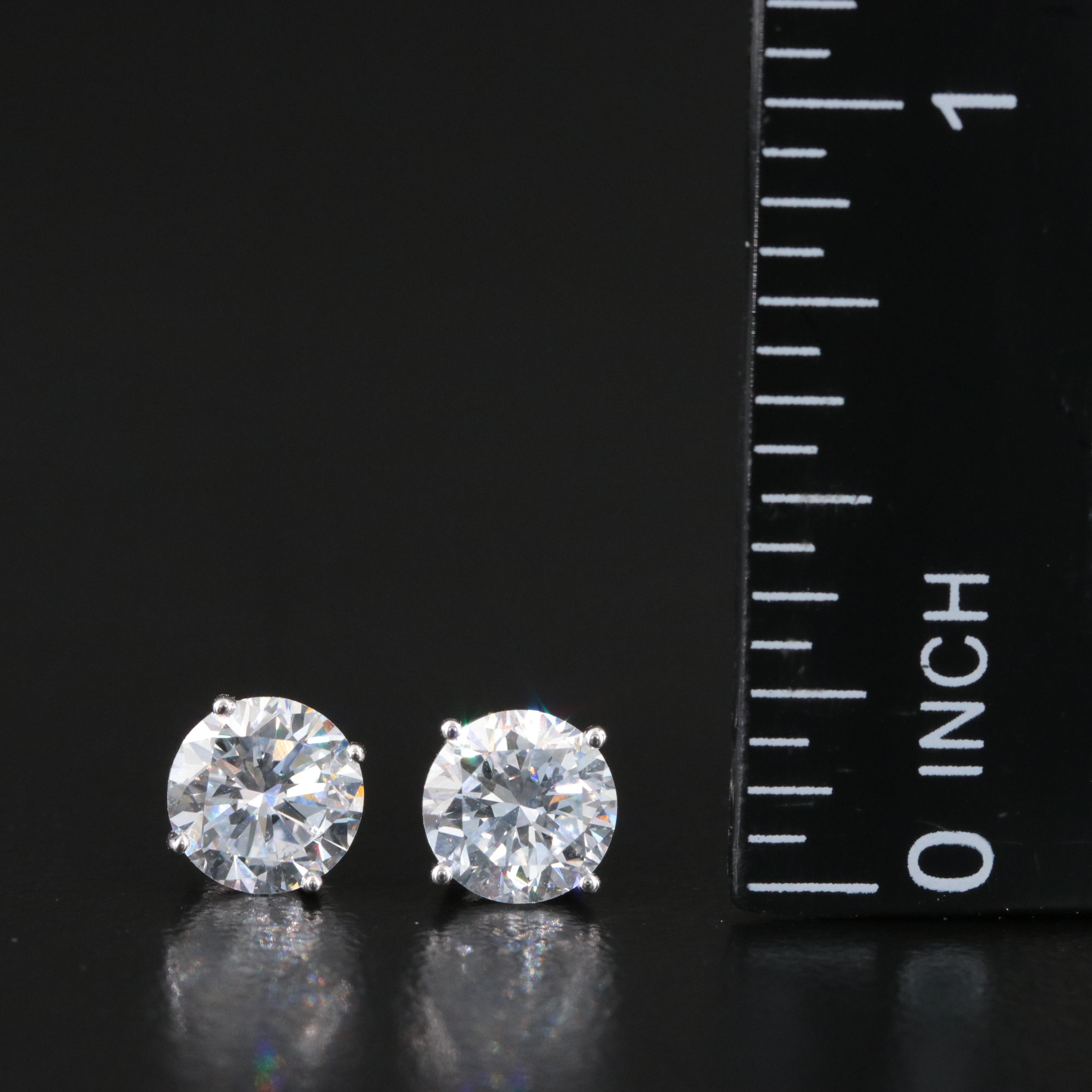 14K 1.85 CTW Lab Grown Diamond Stud Earrings