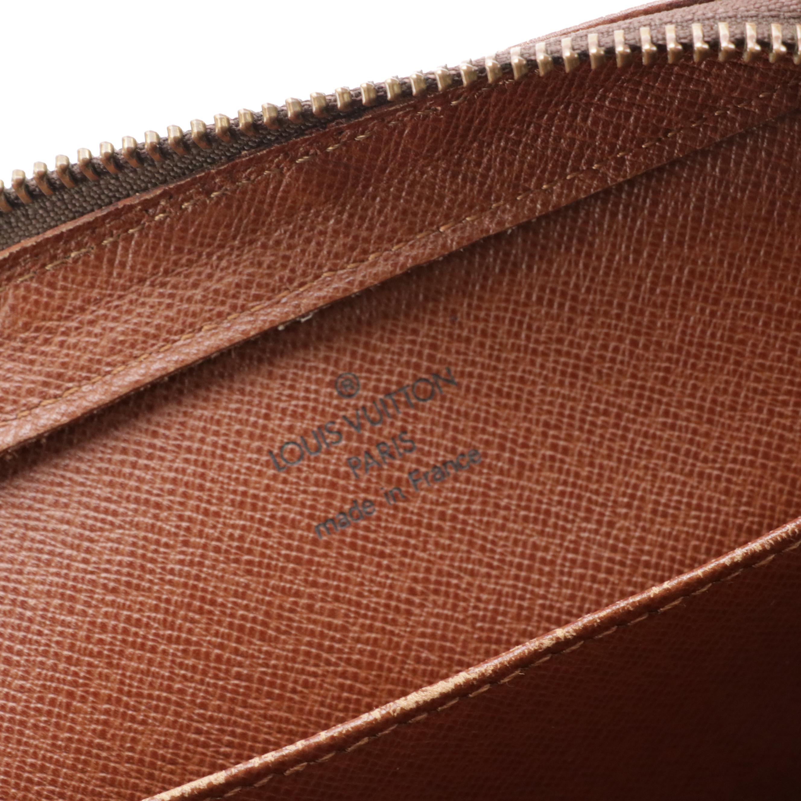 Louis Vuitton Pochette Orsay Wristlet in Monogram Canvas with Leather Trim