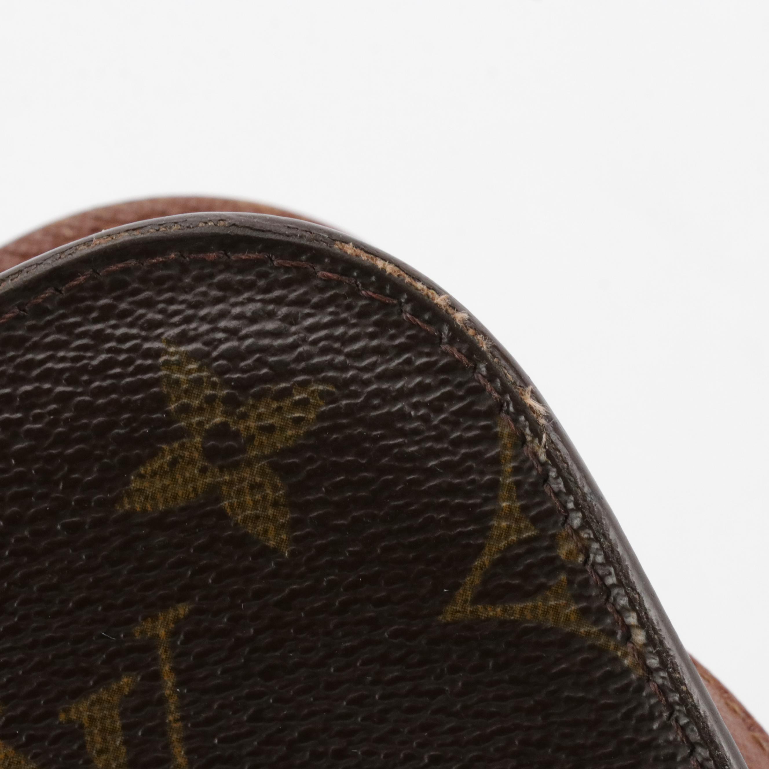 Louis Vuitton Pochette Orsay Wristlet in Monogram Canvas with Leather Trim