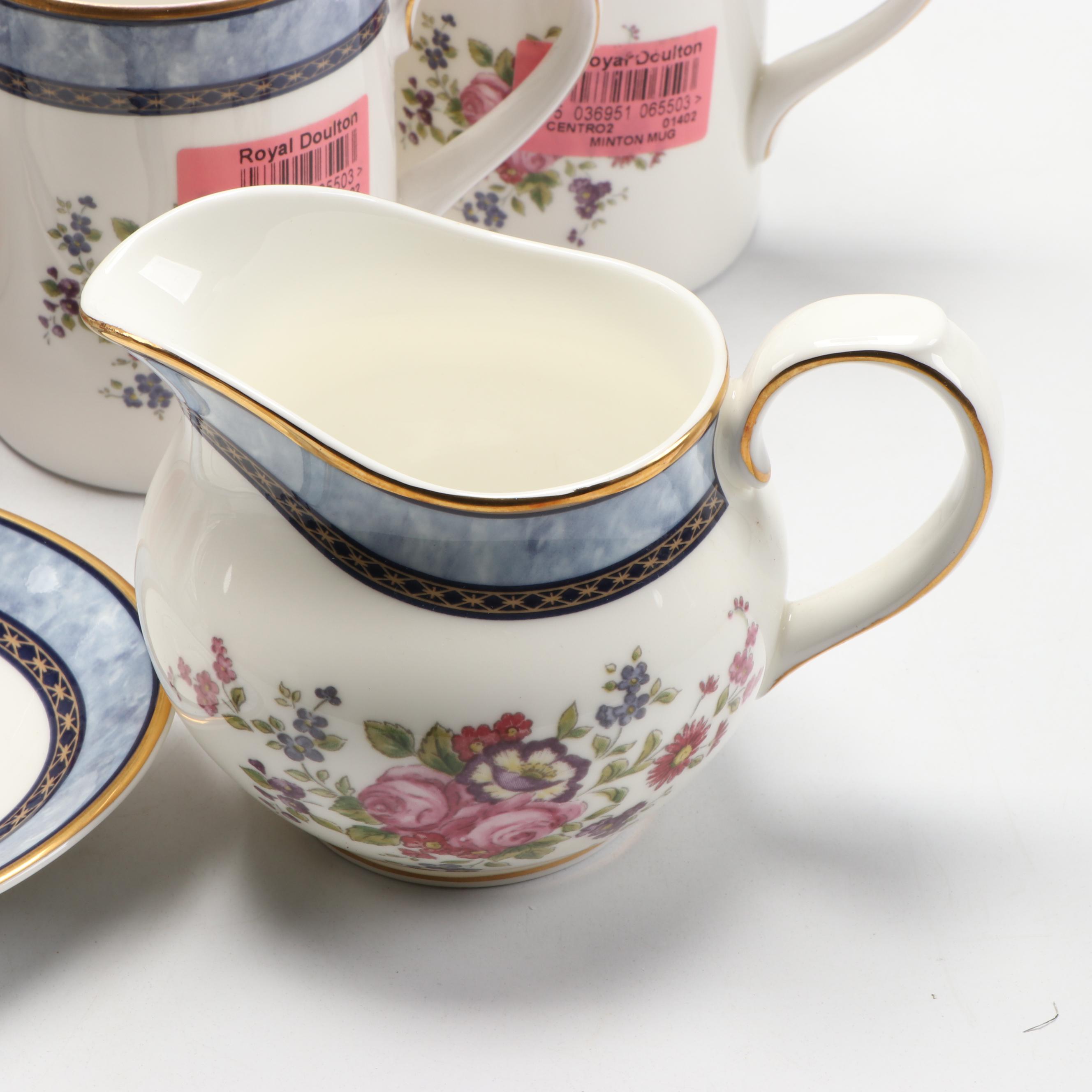 Royal Doulton "Centennial Rose" Tea and Coffee Service with More Dinnerware
