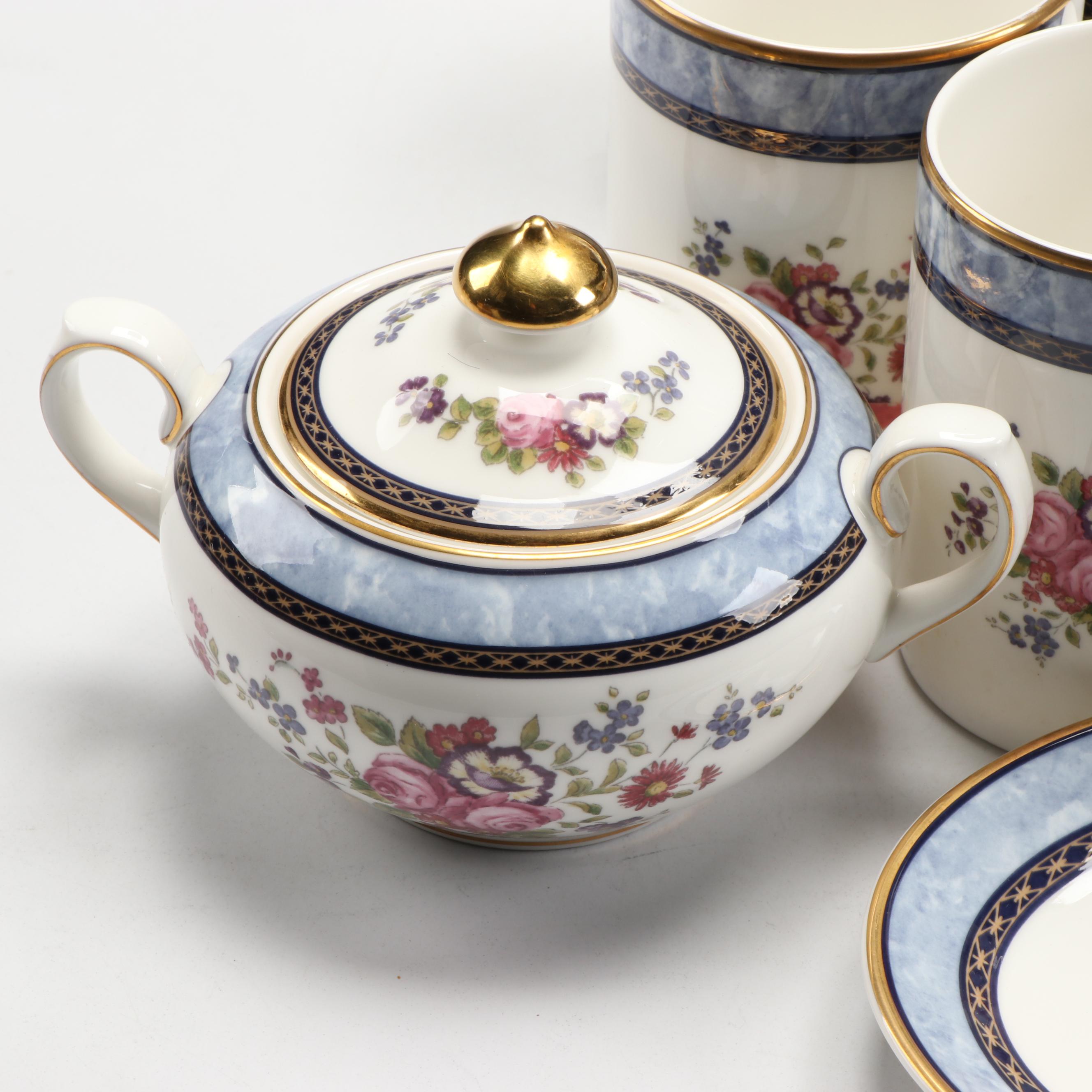 Royal Doulton "Centennial Rose" Tea and Coffee Service with More Dinnerware