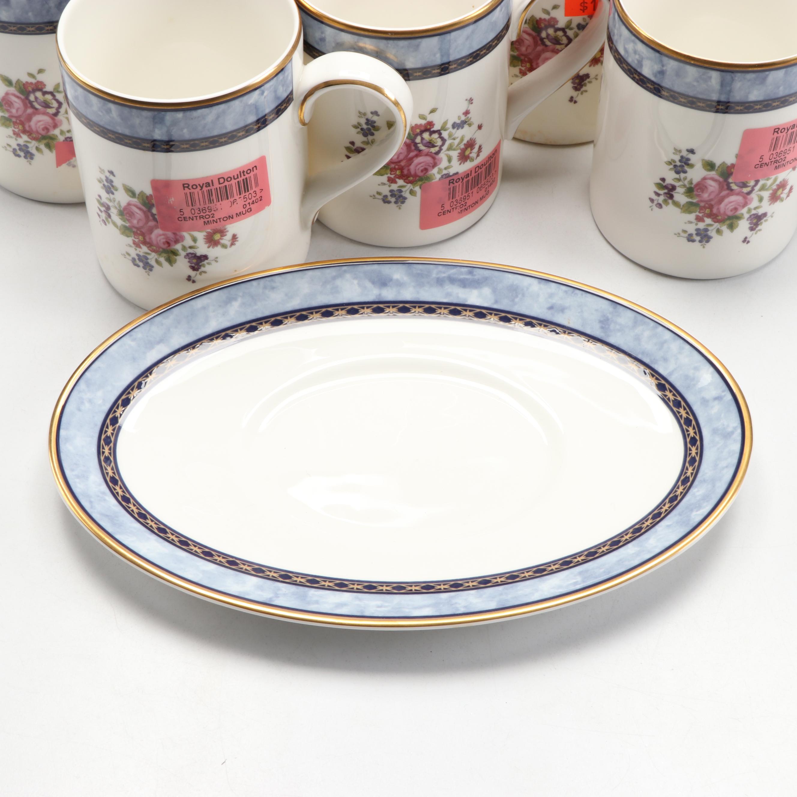 Royal Doulton "Centennial Rose" Tea and Coffee Service with More Dinnerware