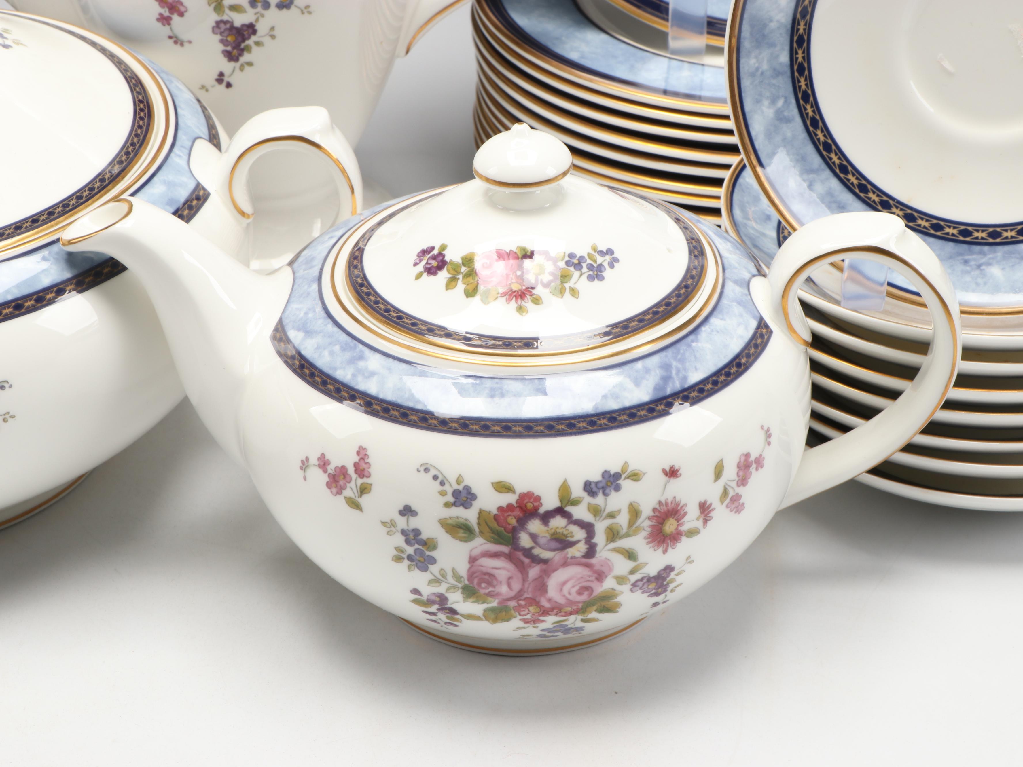 Royal Doulton "Centennial Rose" Tea and Coffee Service with More Dinnerware