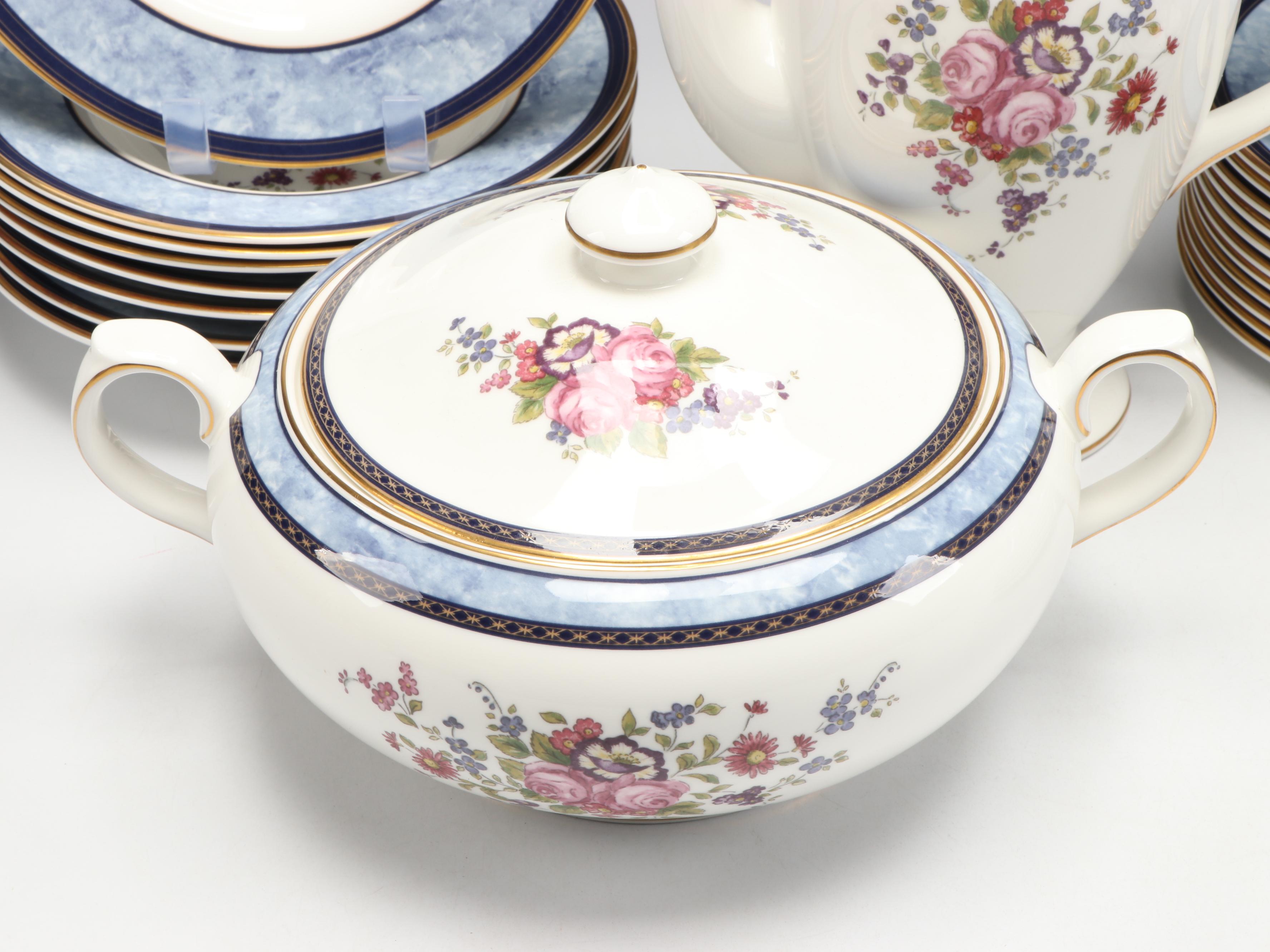 Royal Doulton "Centennial Rose" Tea and Coffee Service with More Dinnerware