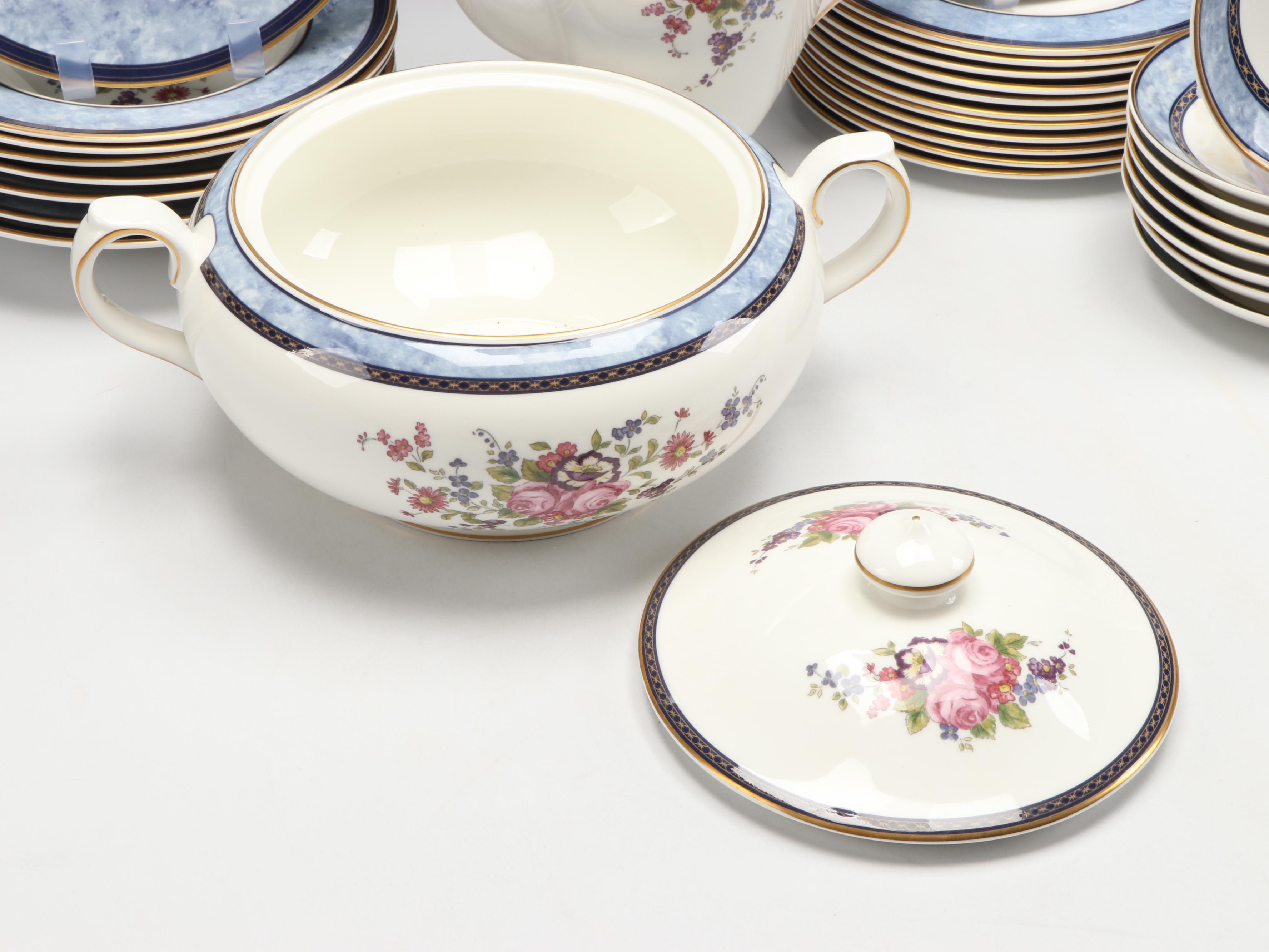 Royal Doulton "Centennial Rose" Tea and Coffee Service with More Dinnerware