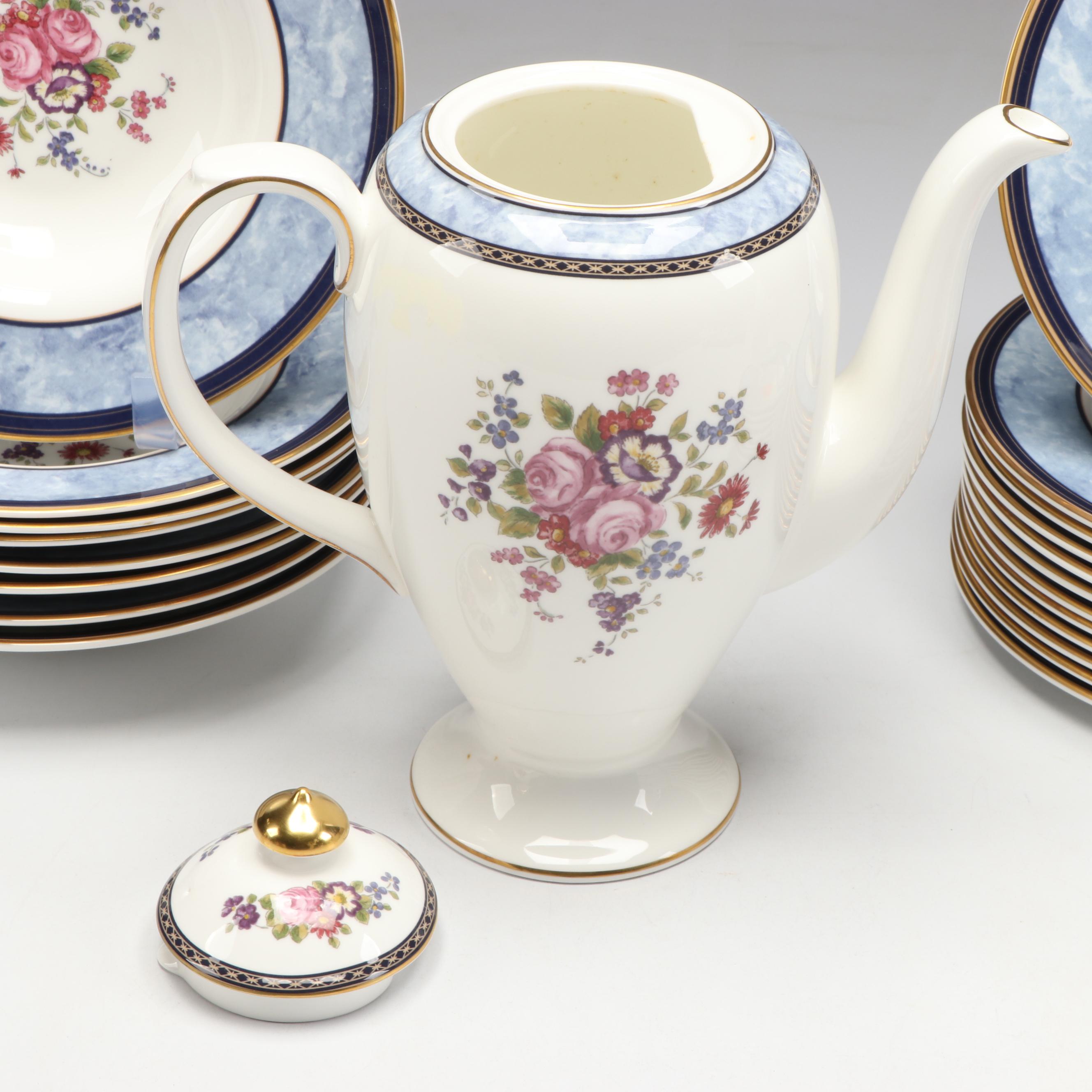 Royal Doulton "Centennial Rose" Tea and Coffee Service with More Dinnerware