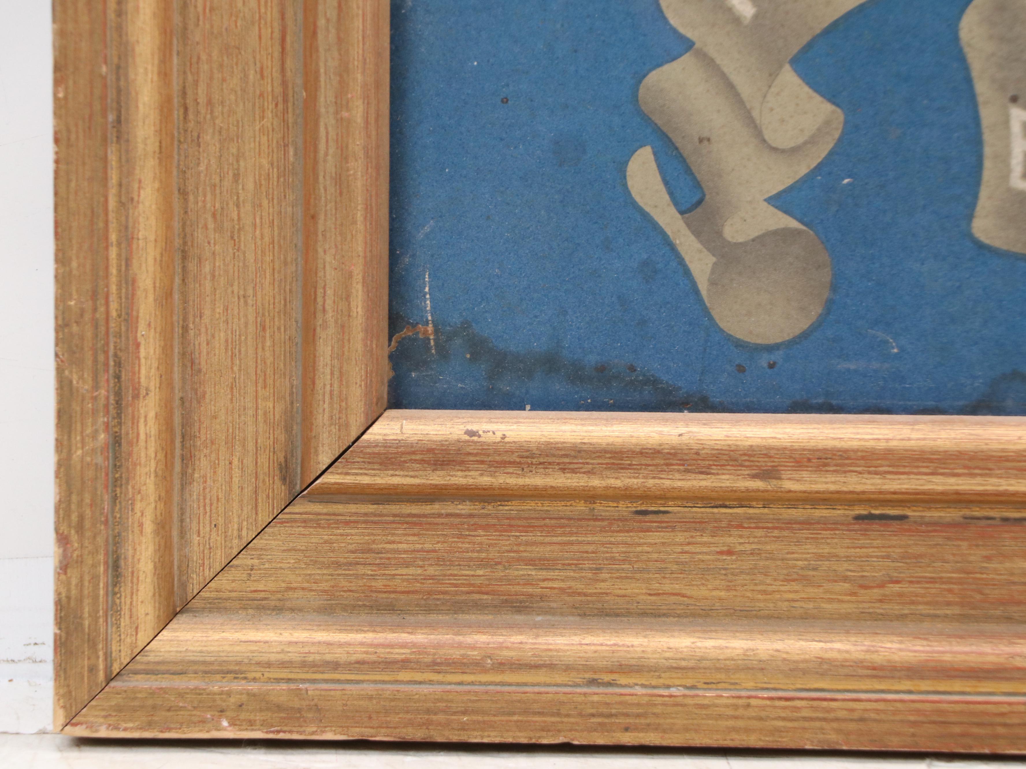 Kolster Brandes Radio Advertisement Color Lithograph with Queen Mary Ocean Liner