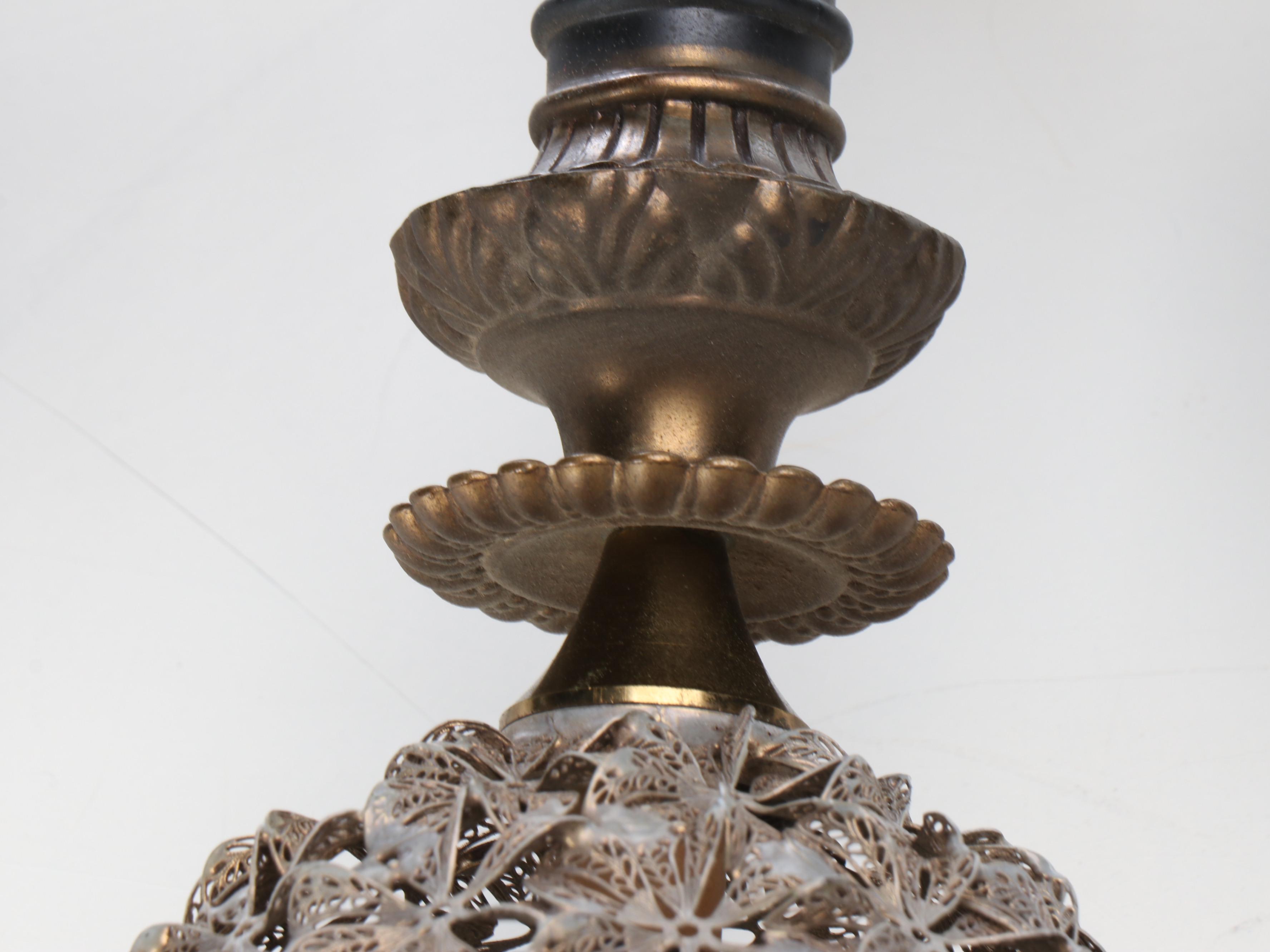 Metal Floral Sphere Sconces