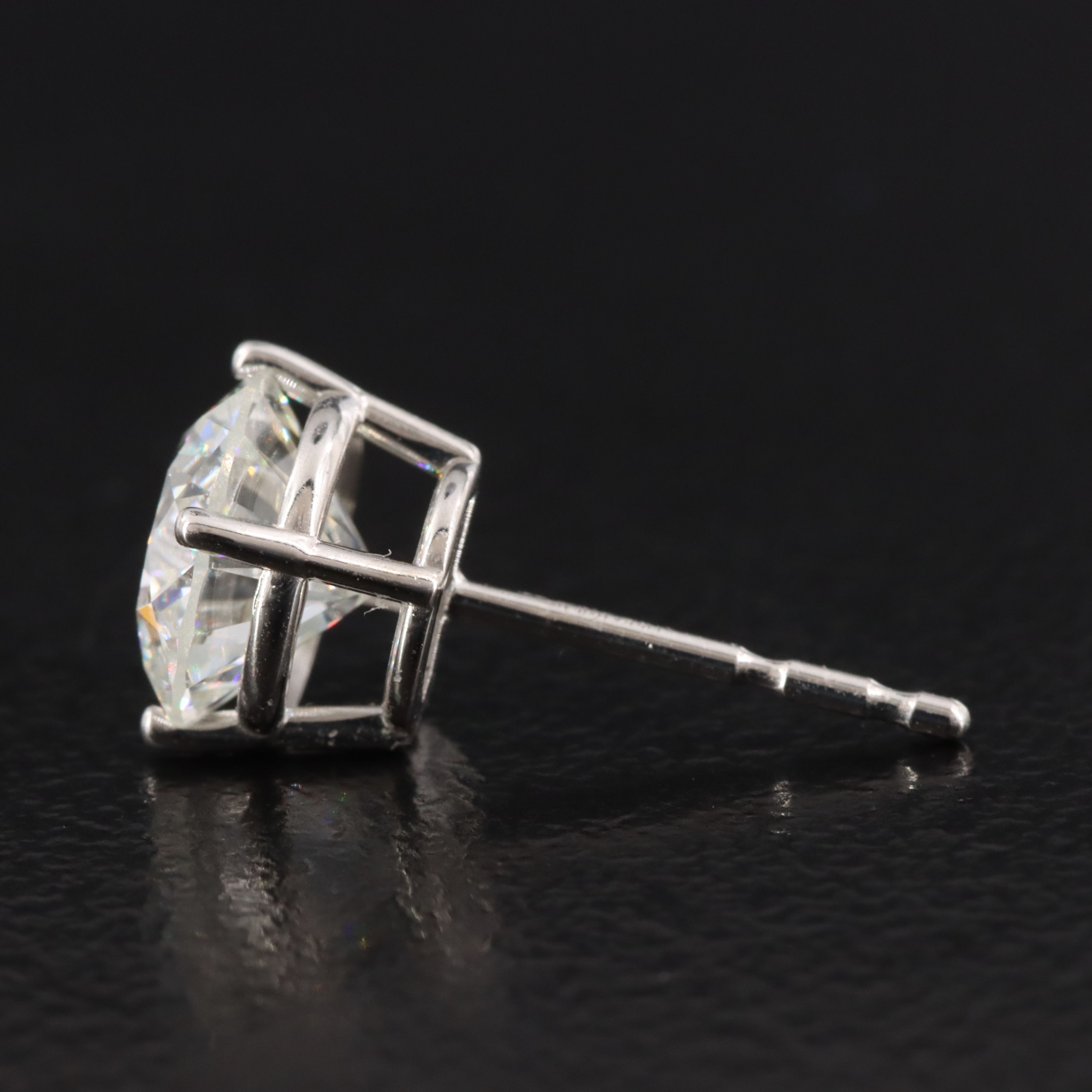 14K 2.00 CTW Lab Grown Diamond Stud Earrings