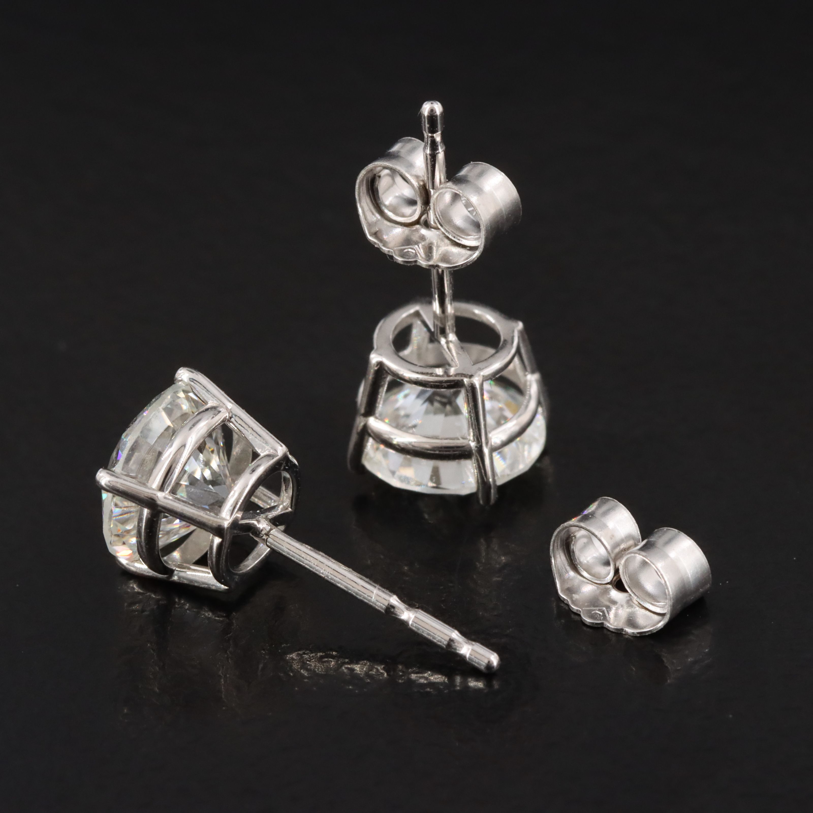 14K 2.00 CTW Lab Grown Diamond Stud Earrings