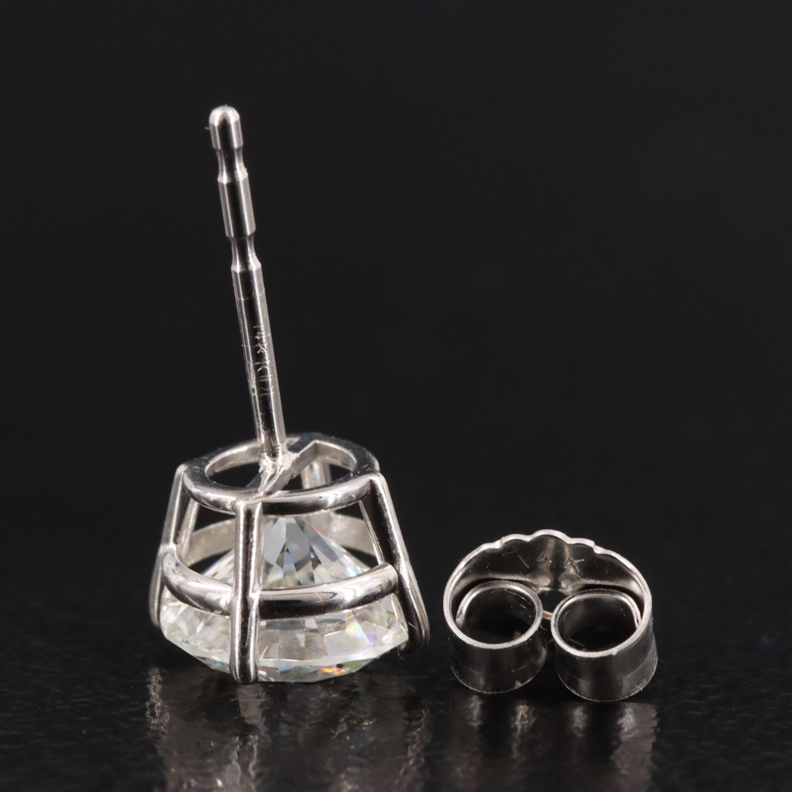 14K 2.00 CTW Lab Grown Diamond Stud Earrings