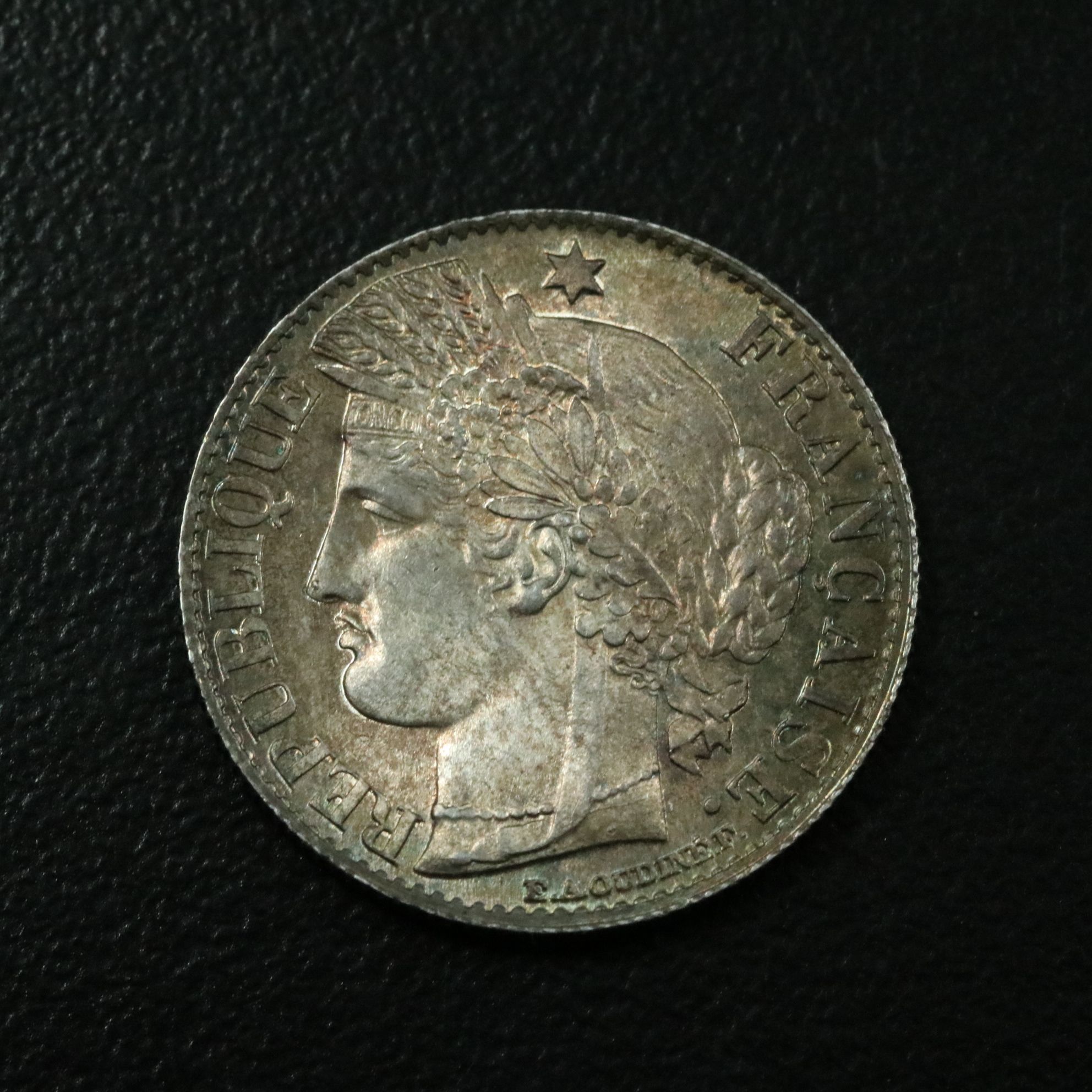1894-A France Silver Fifty Centimes