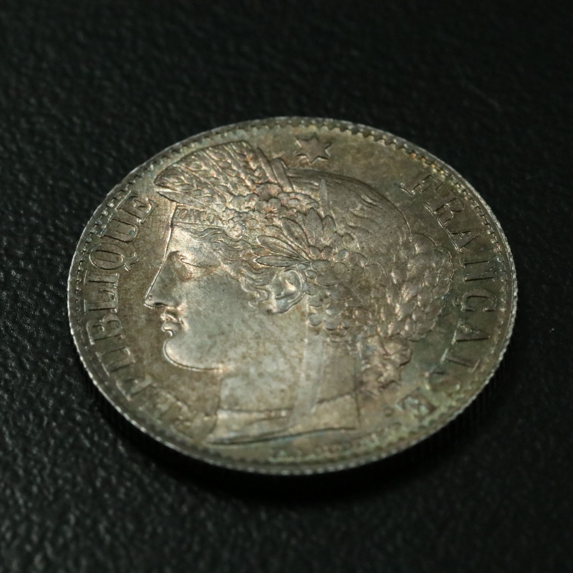 1894-A France Silver Fifty Centimes
