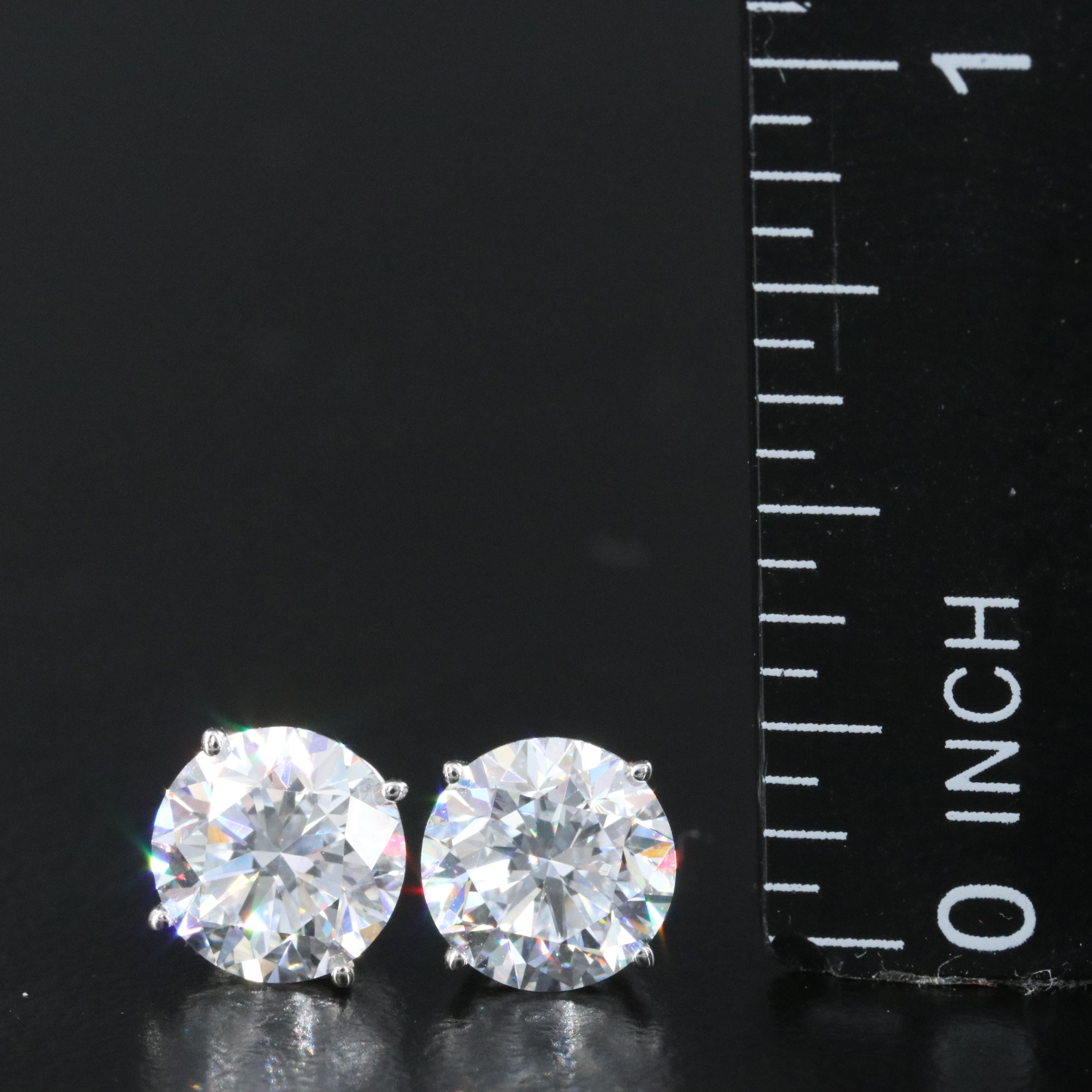 14K 3.00 CTW Lab Grown Diamond Stud Earrings
