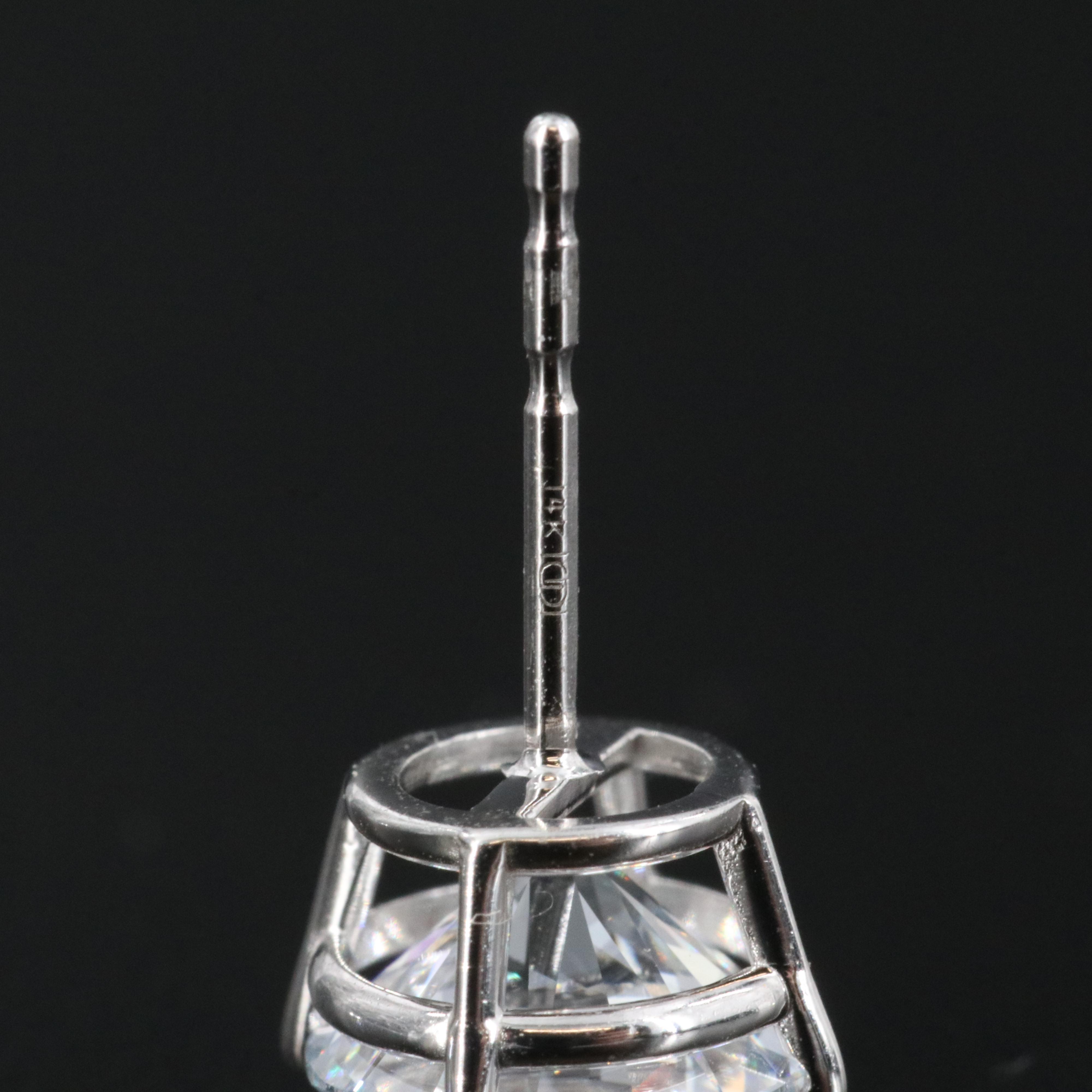 14K 3.00 CTW Lab Grown Diamond Stud Earrings