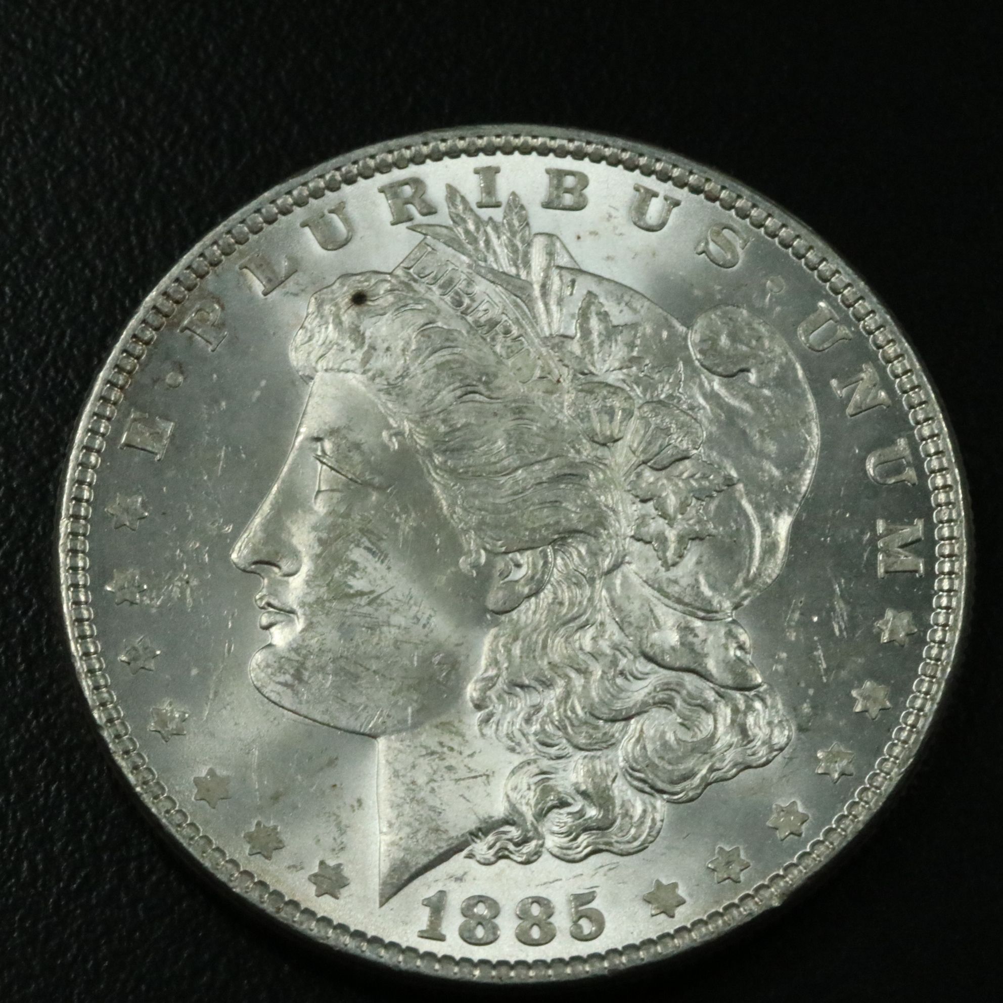 1885 Uncirculated Morgan Silver Dollar