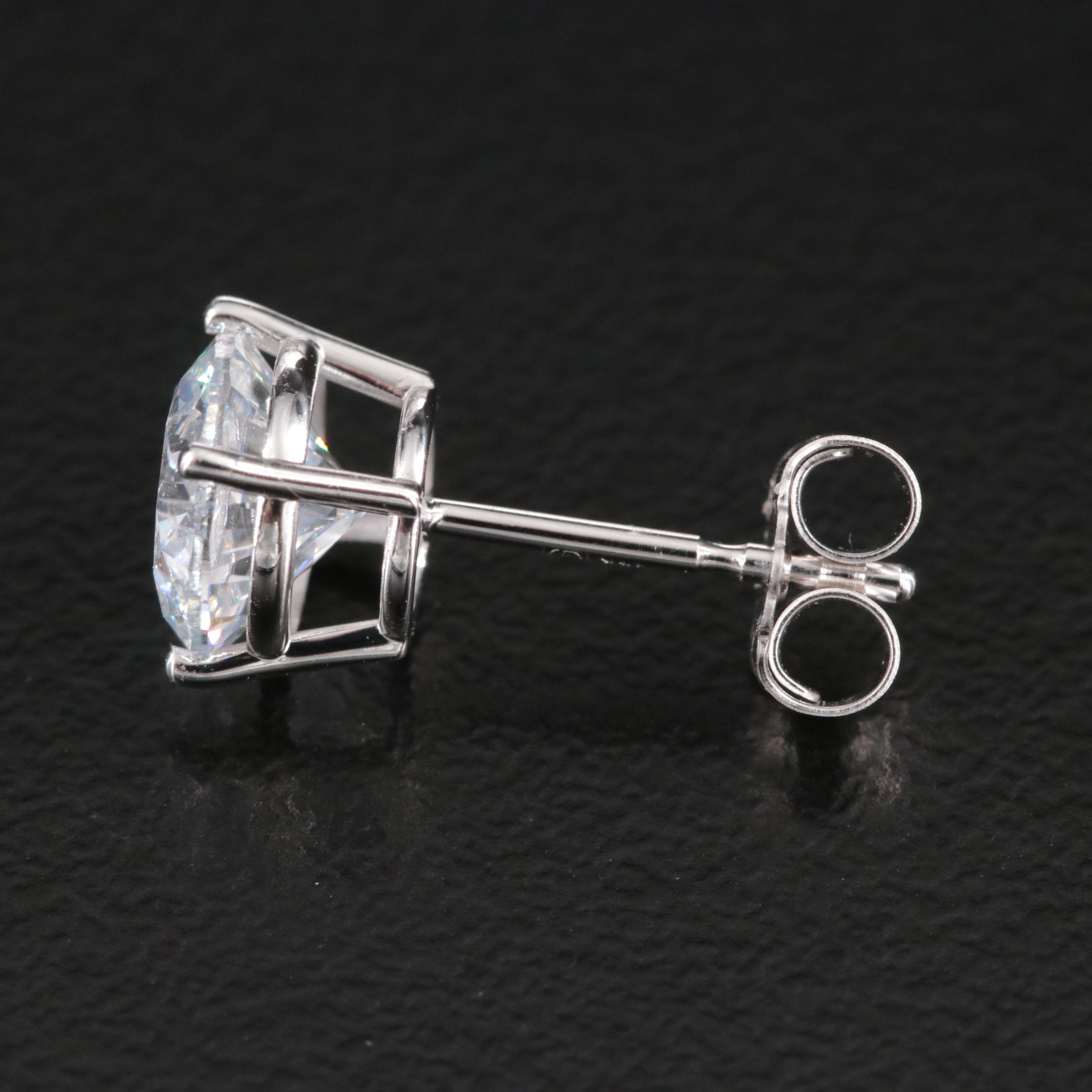 14K 1.90 CTW Lab Grown Diamond Stud Earrings