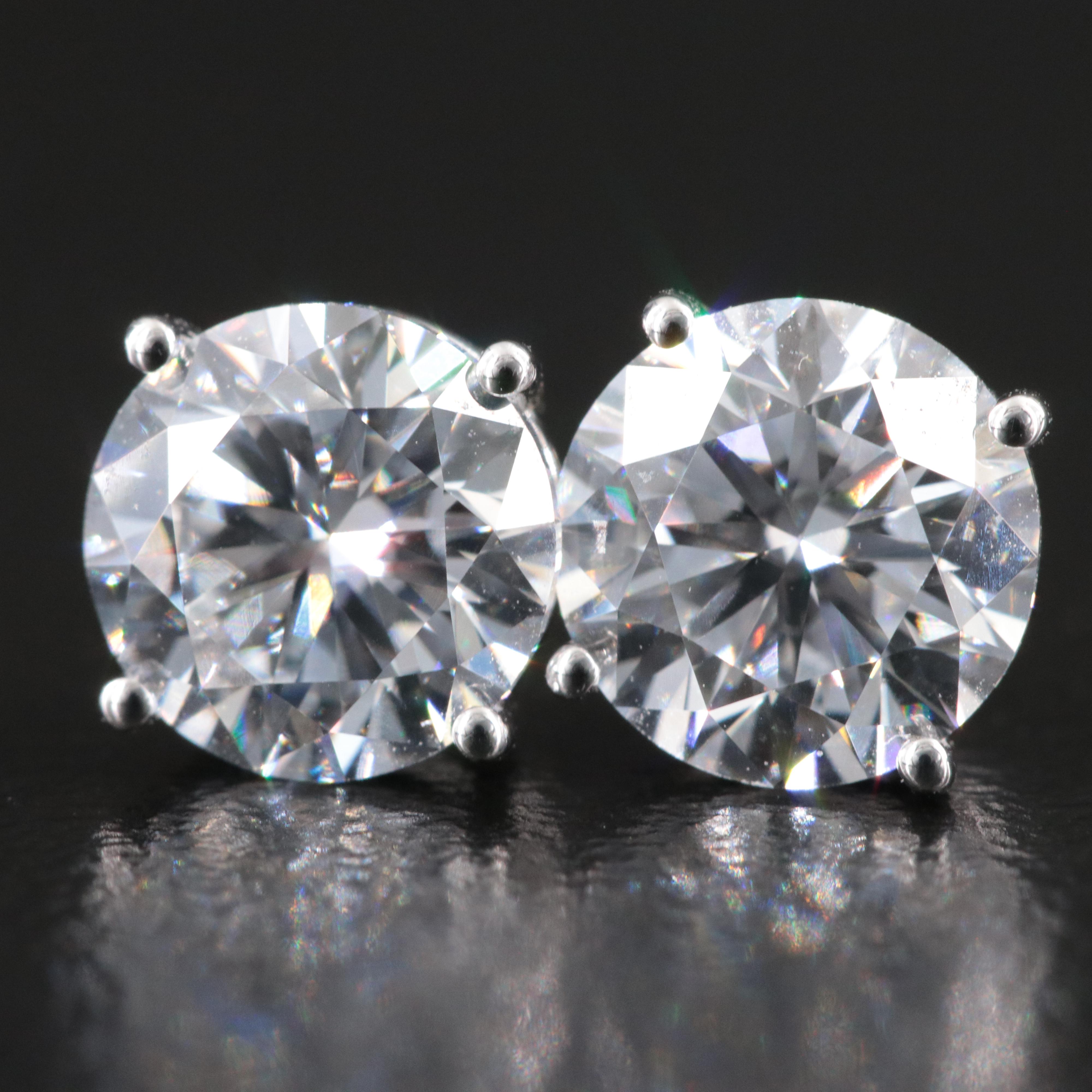 14K 1.90 CTW Lab Grown Diamond Stud Earrings