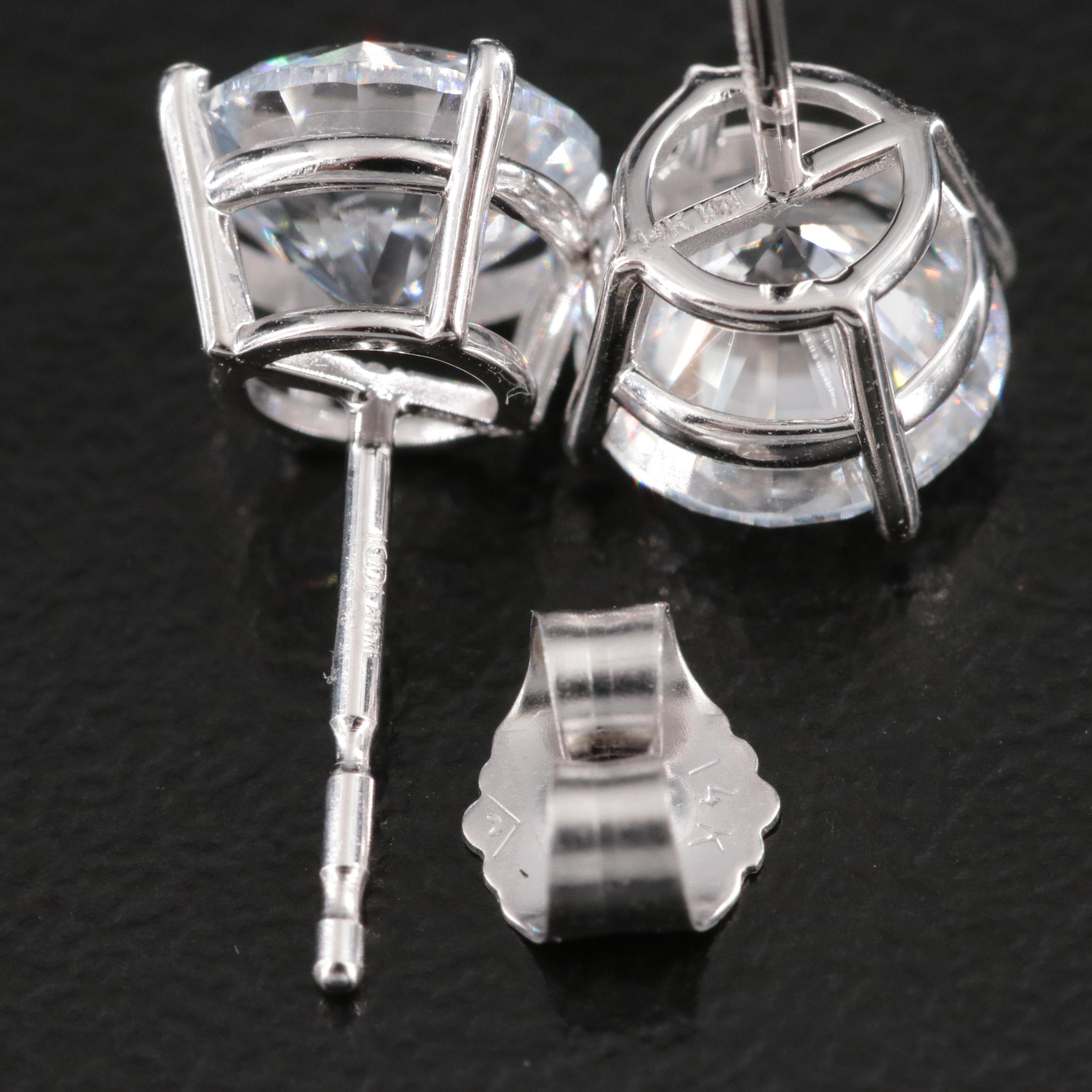14K 1.90 CTW Lab Grown Diamond Stud Earrings