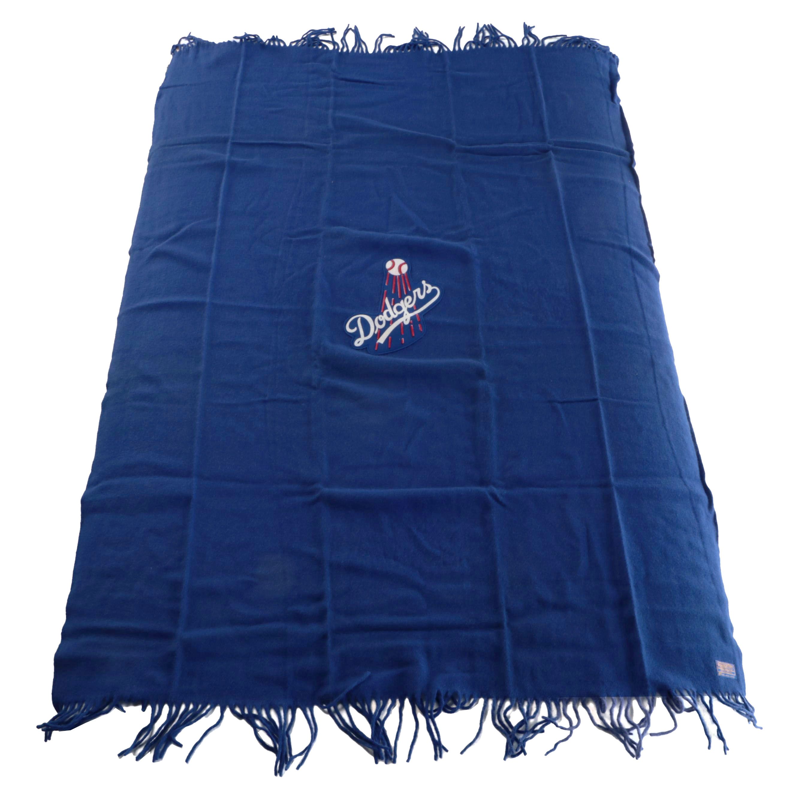Los Angeles Dodgers Pendleton Wool Blanket, Mid to Late 20th Century
