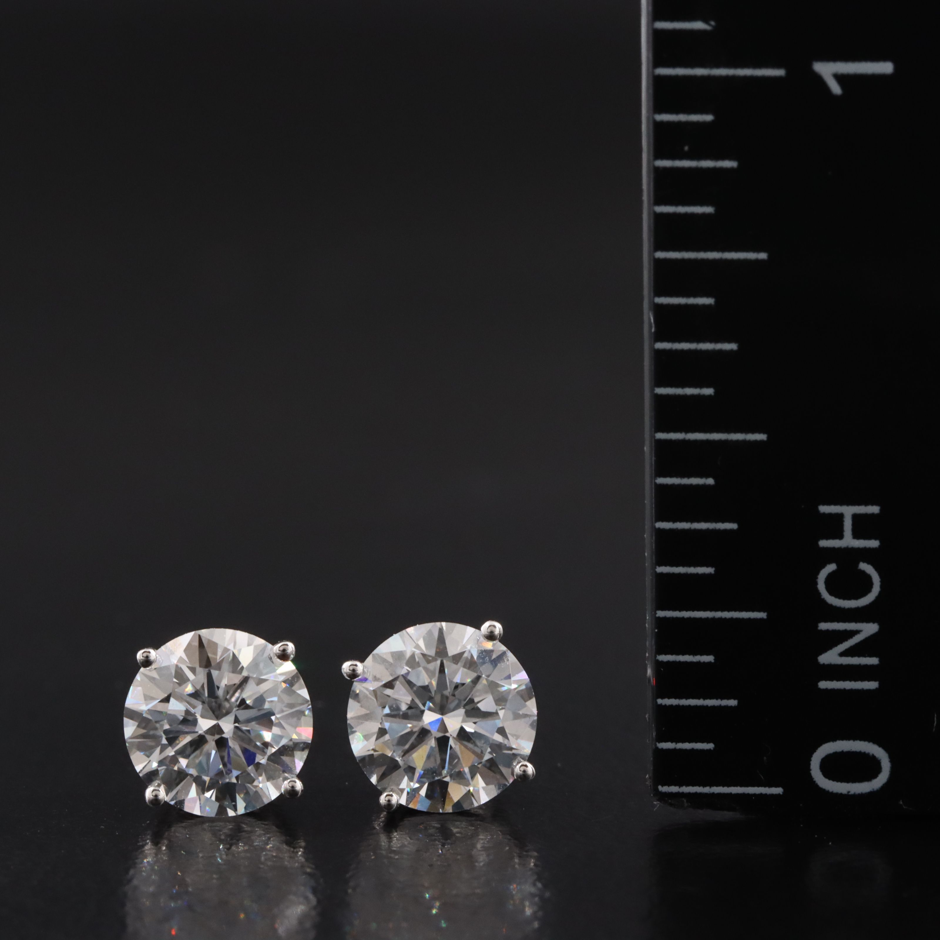 14K 2.07 CTW Lab Grown Diamond Stud Earrings