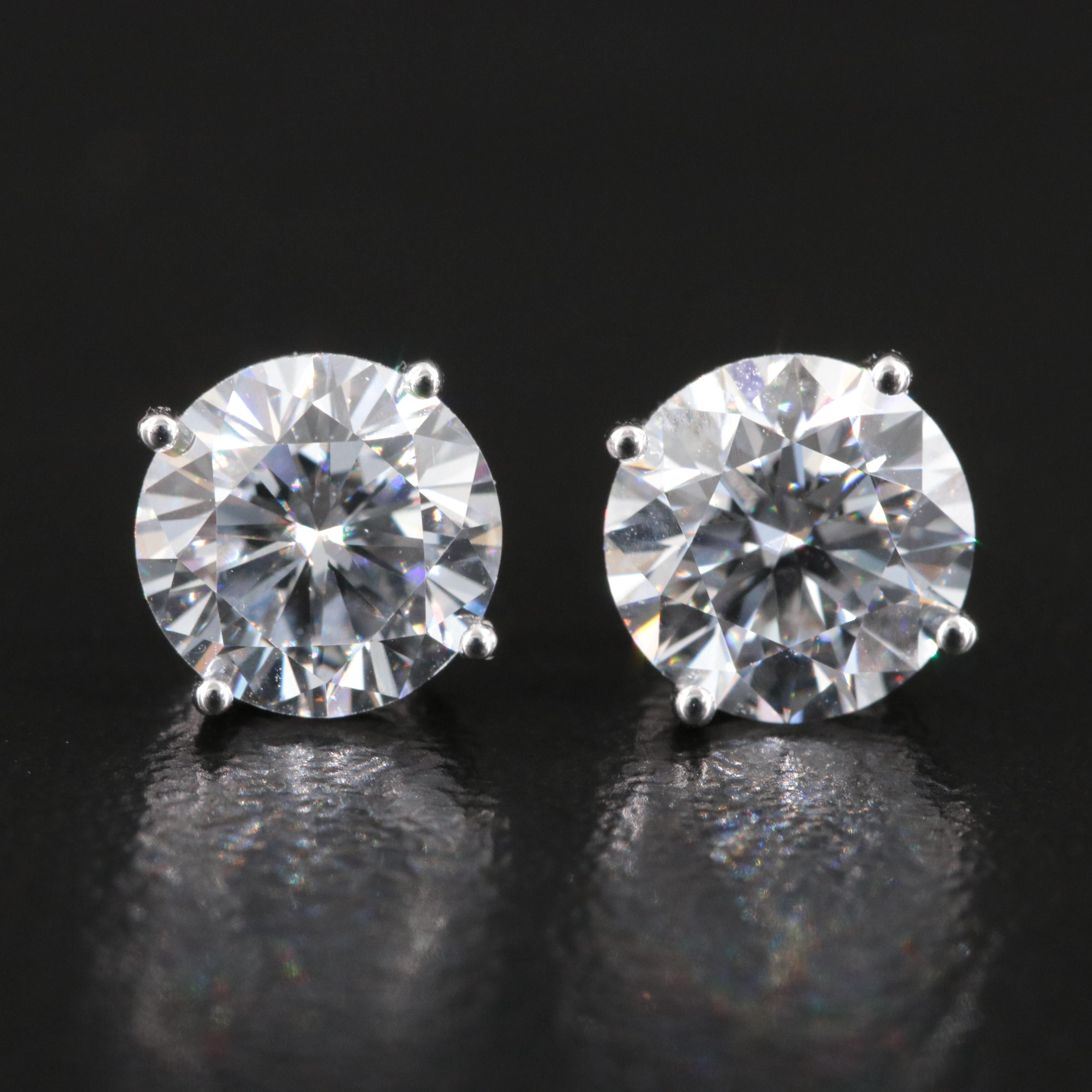 14K 2.00 CTW Lab Grown Diamond Stud Earrings