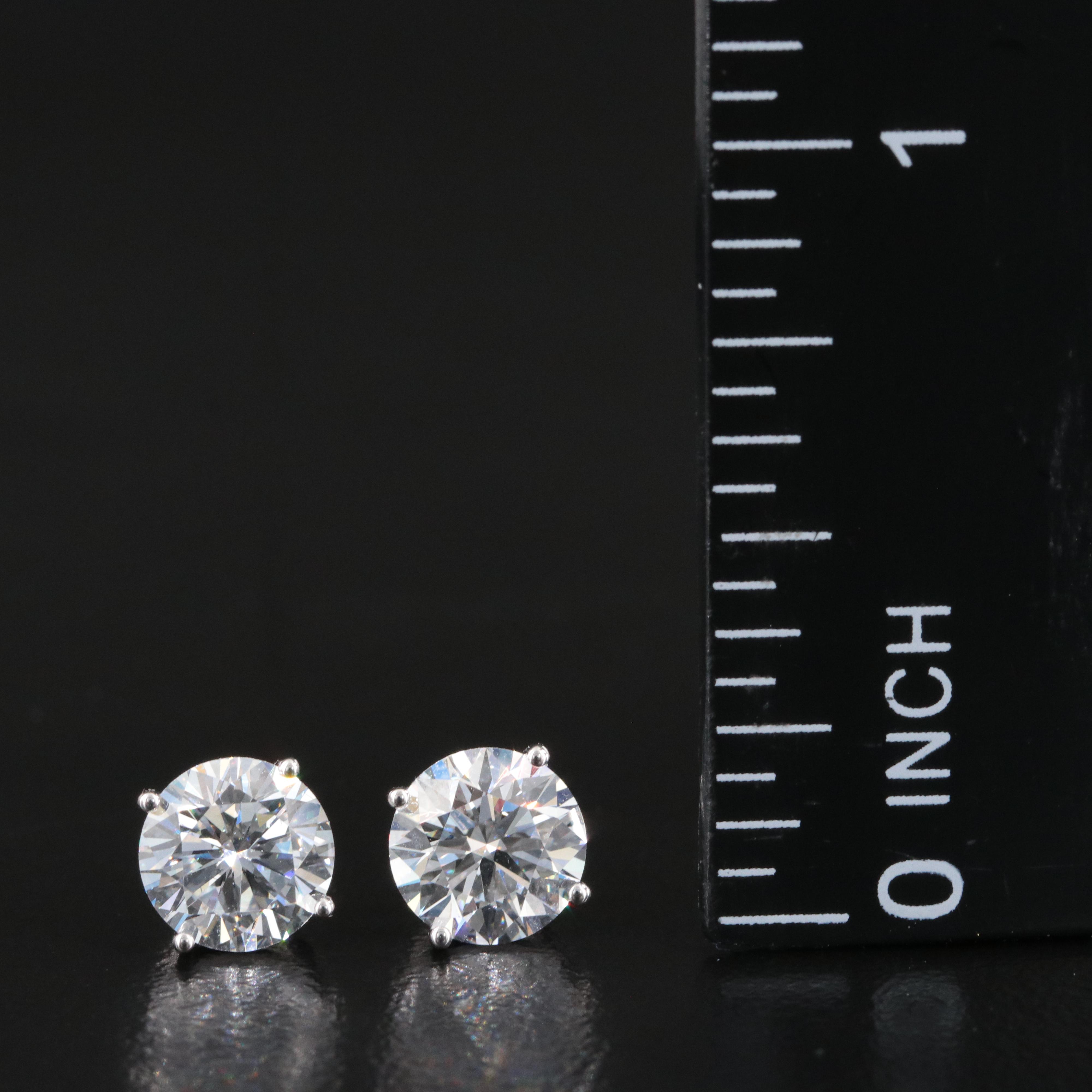 14K 2.00 CTW Lab Grown Diamond Stud Earrings