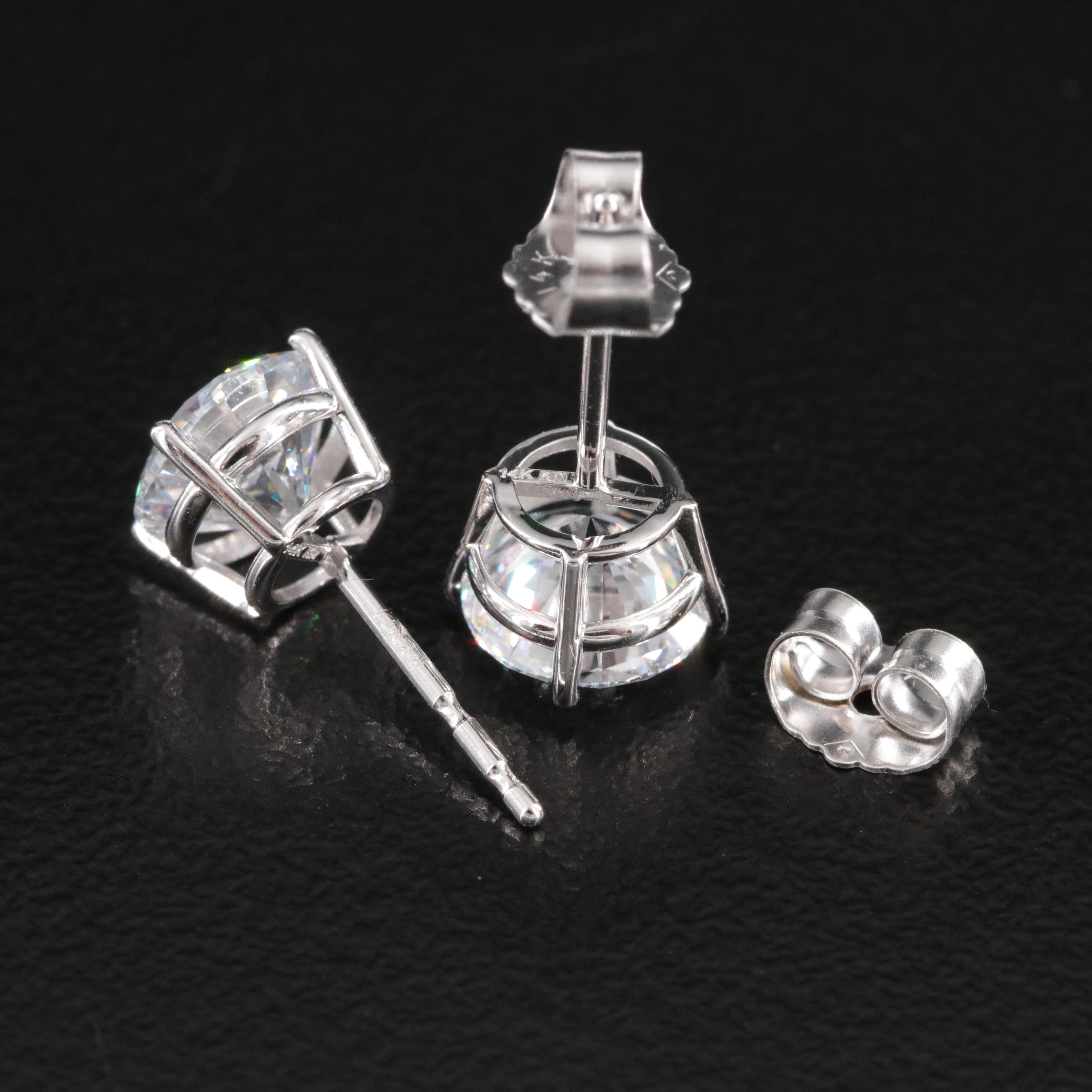 14K 2.00 CTW Lab Grown Diamond Stud Earrings