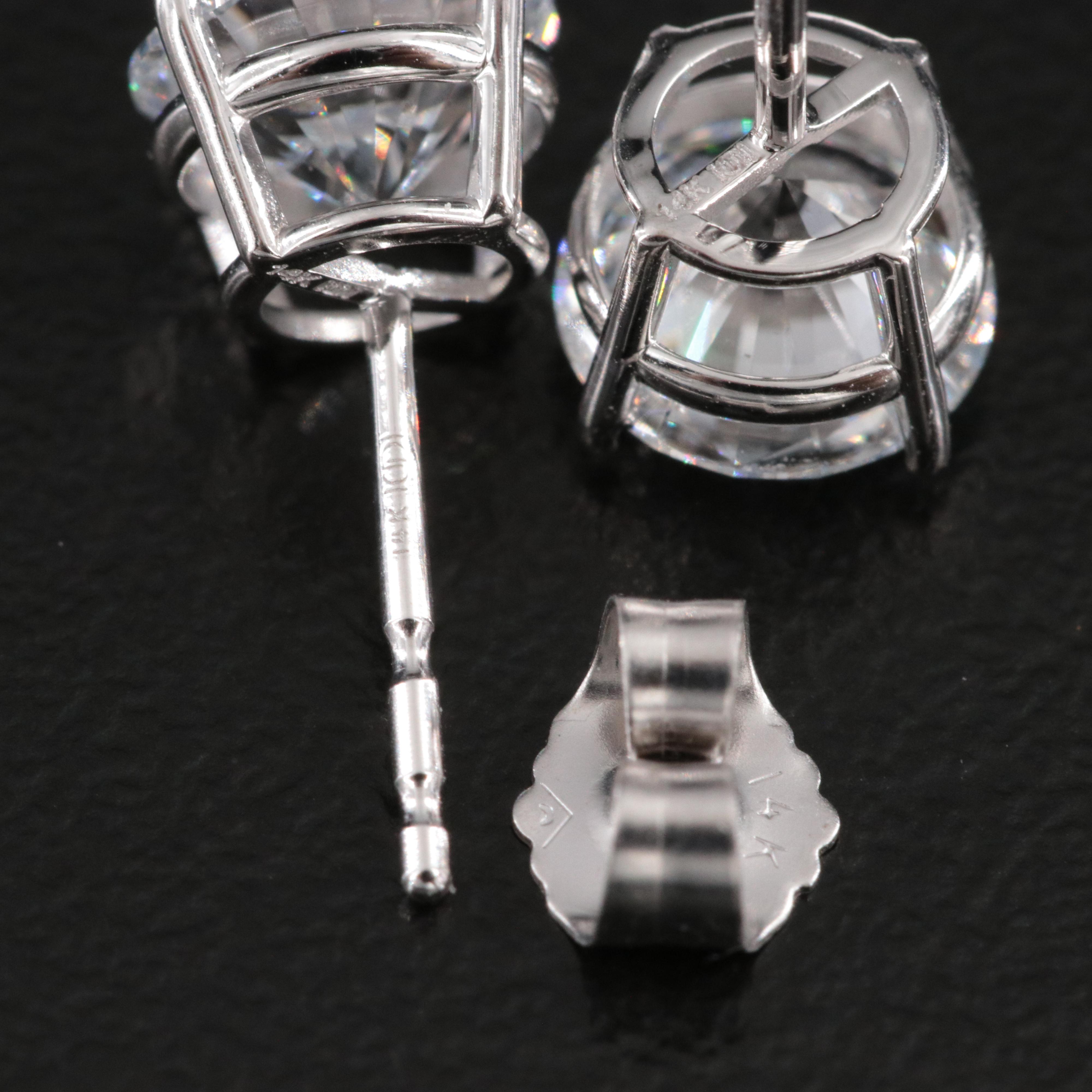 14K 2.00 CTW Lab Grown Diamond Stud Earrings