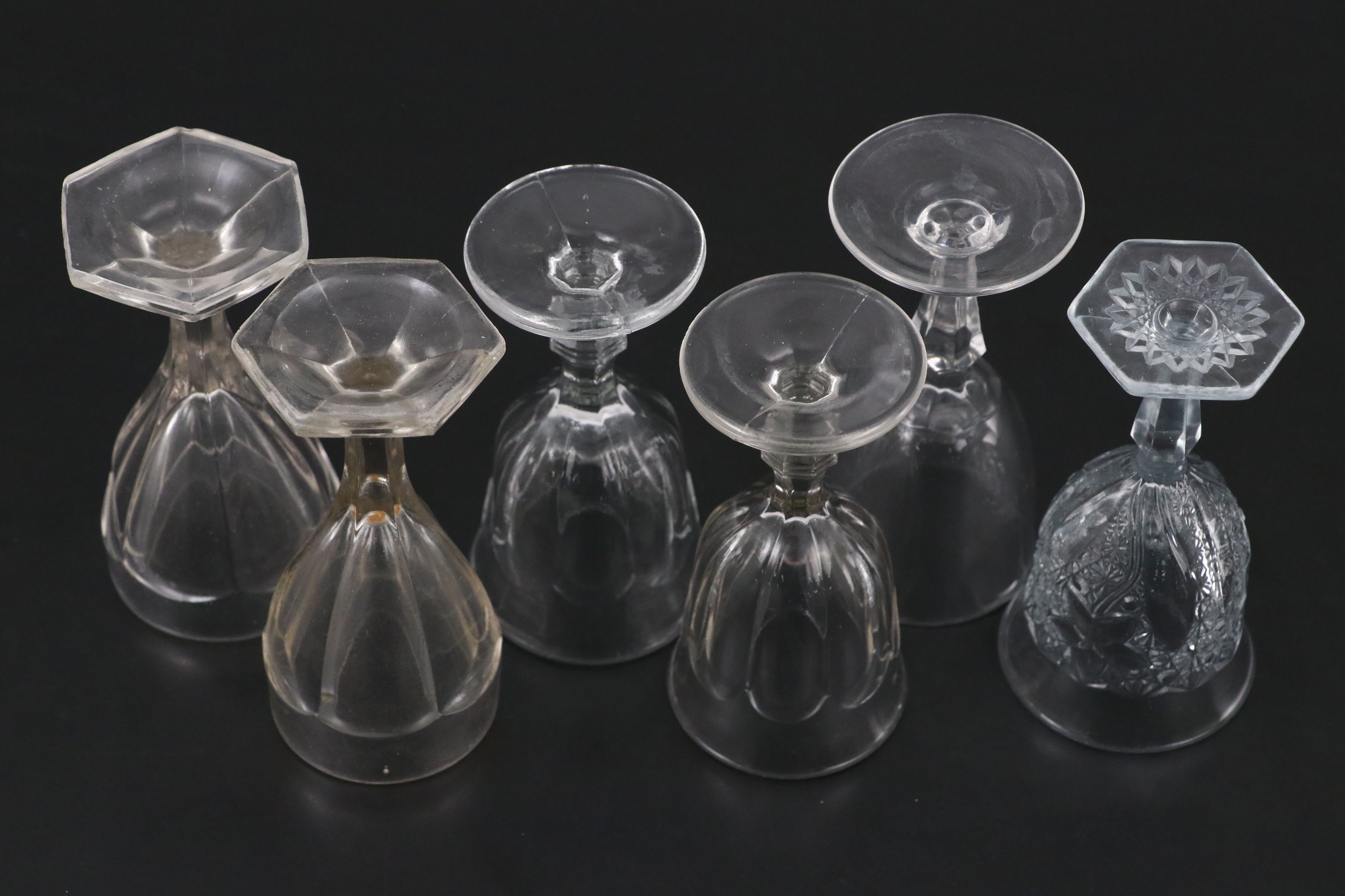 Glass Egg Dish, Divided Bowls, Shakers, Cordials, and More Tableware